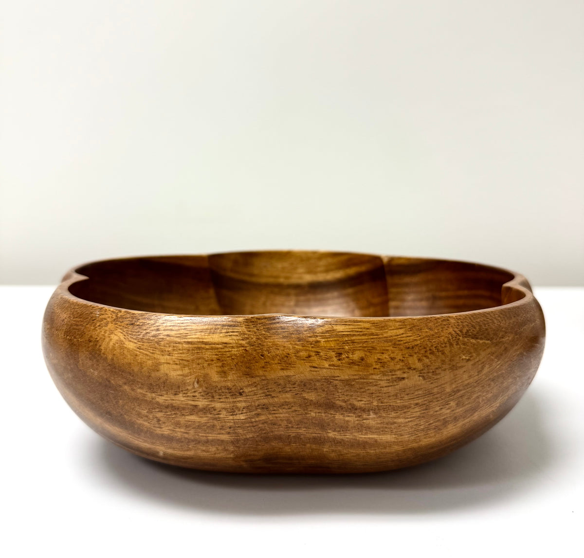 Vintage Monkey Pod Wood Salad Set