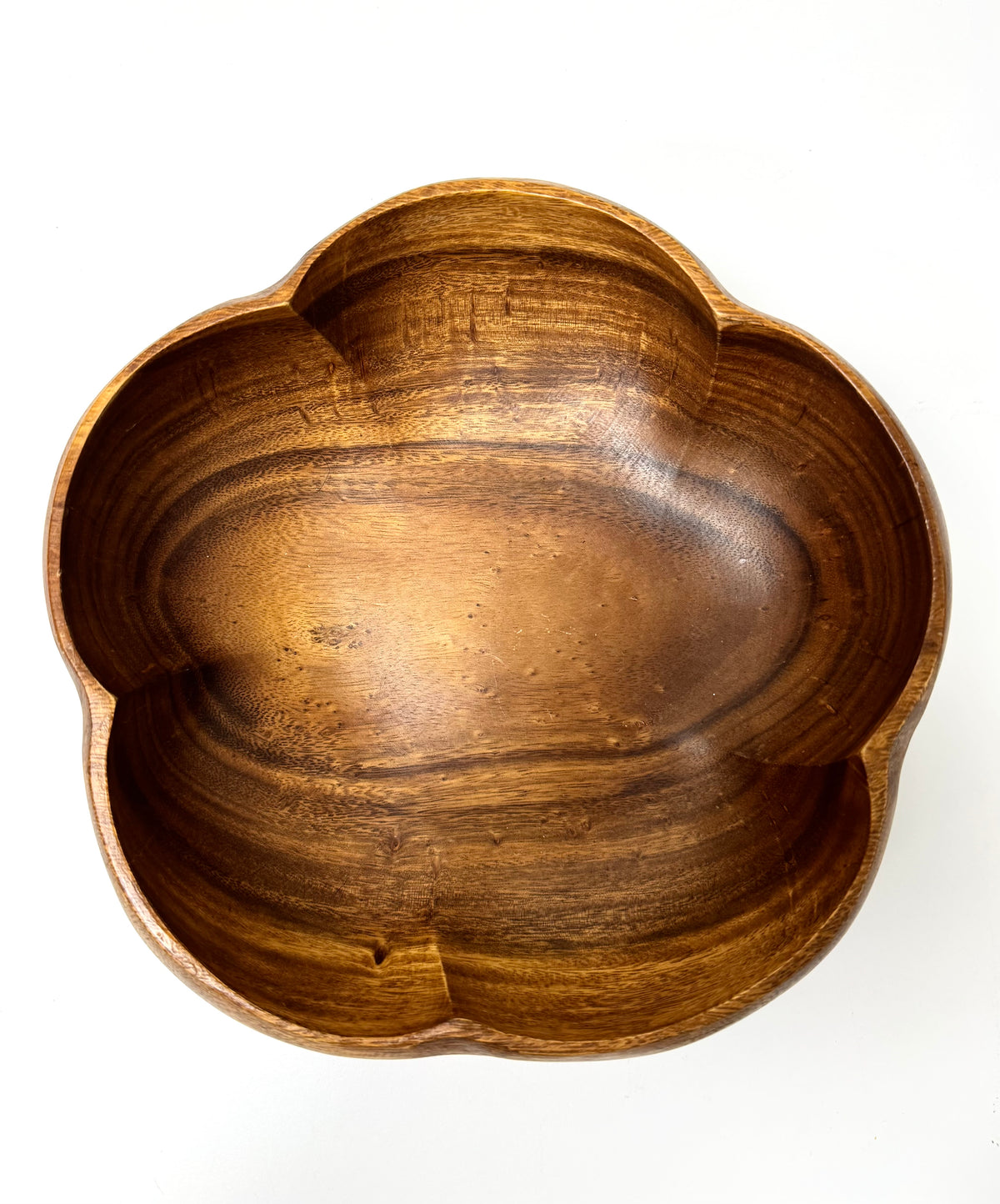Vintage Monkey Pod Wood Salad Set