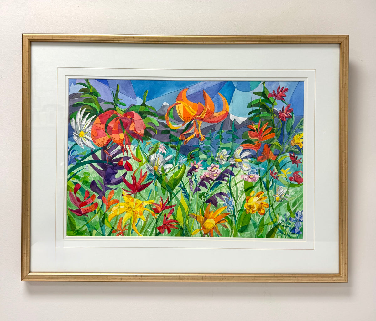 'Alpine Meadow' Original Watercolour