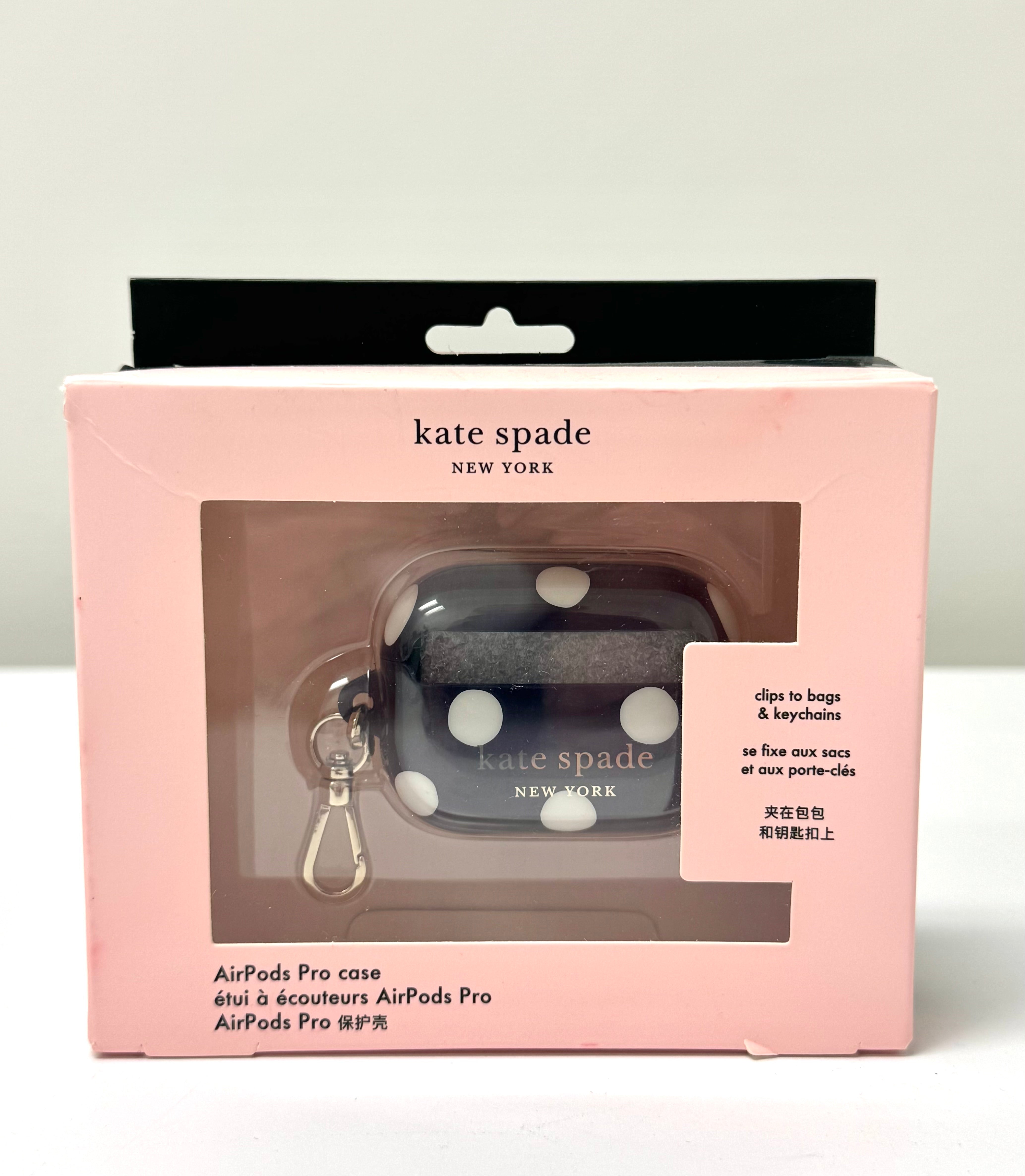 NEW! KATE SPADE Polka Dot Air Pods Pro Case