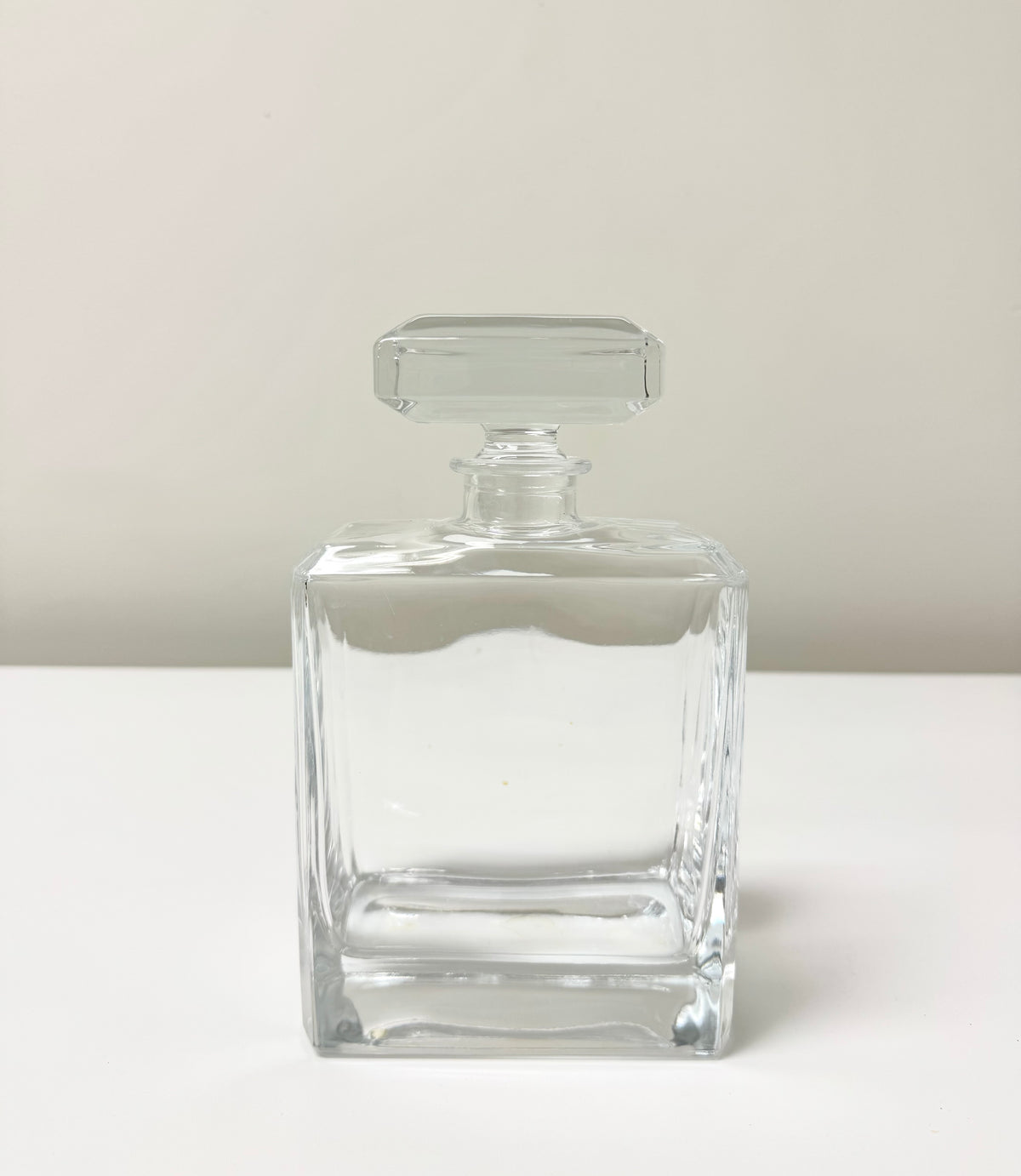 Glass Block Decanter