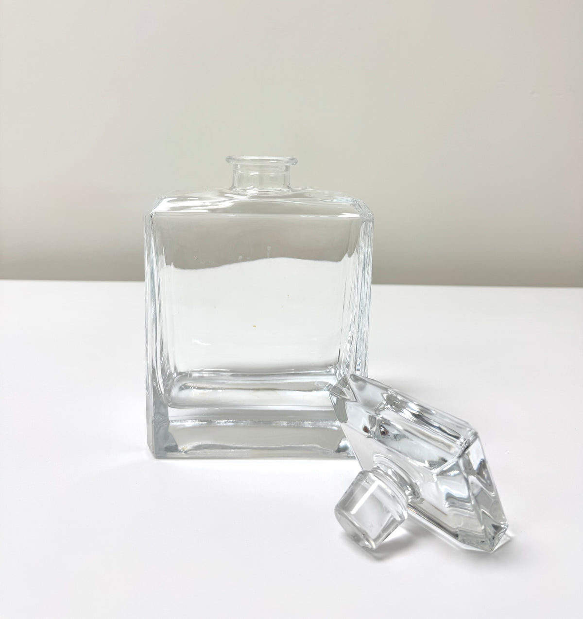 Glass Block Decanter