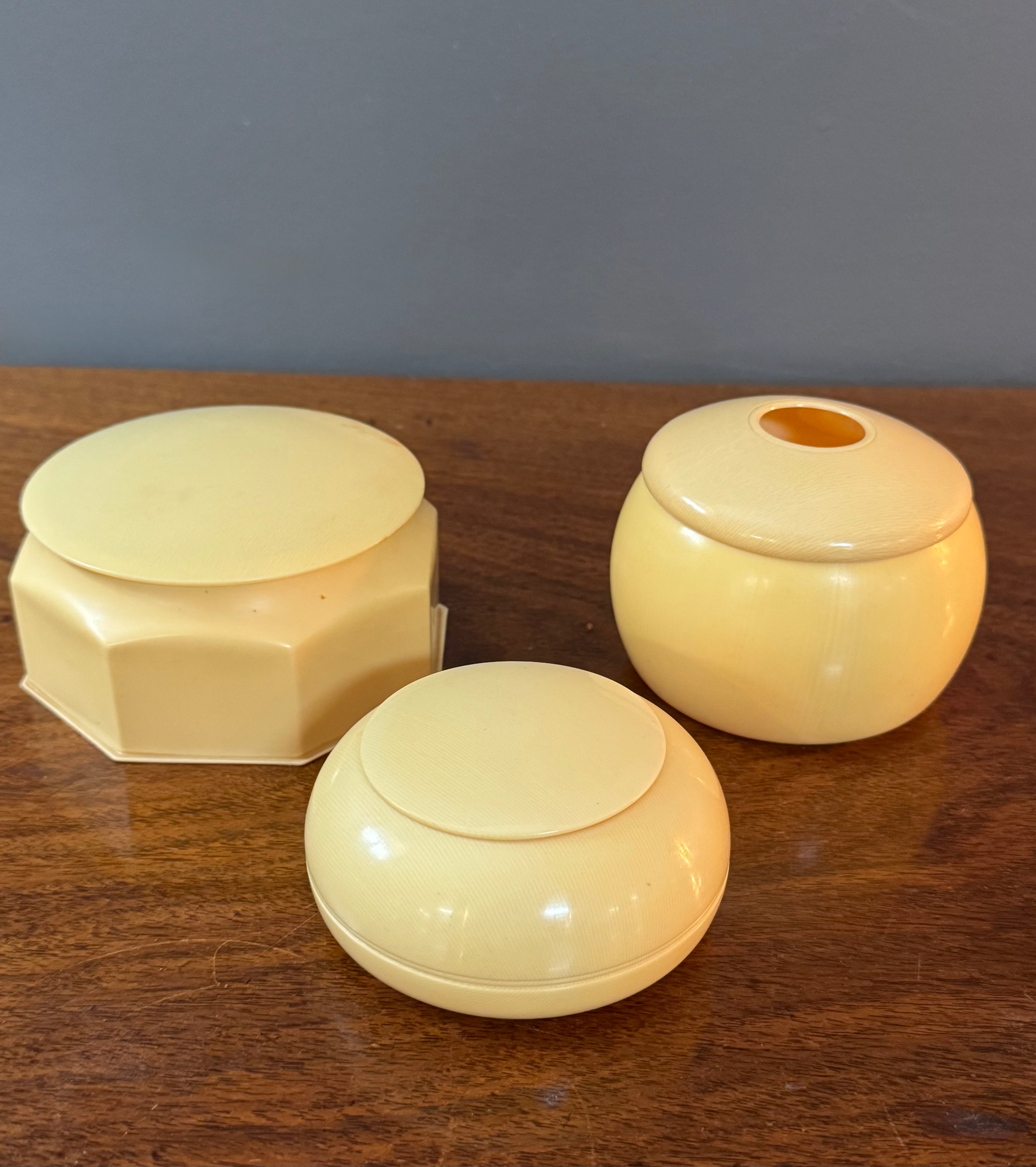 Antique French Ivory Vanity Set