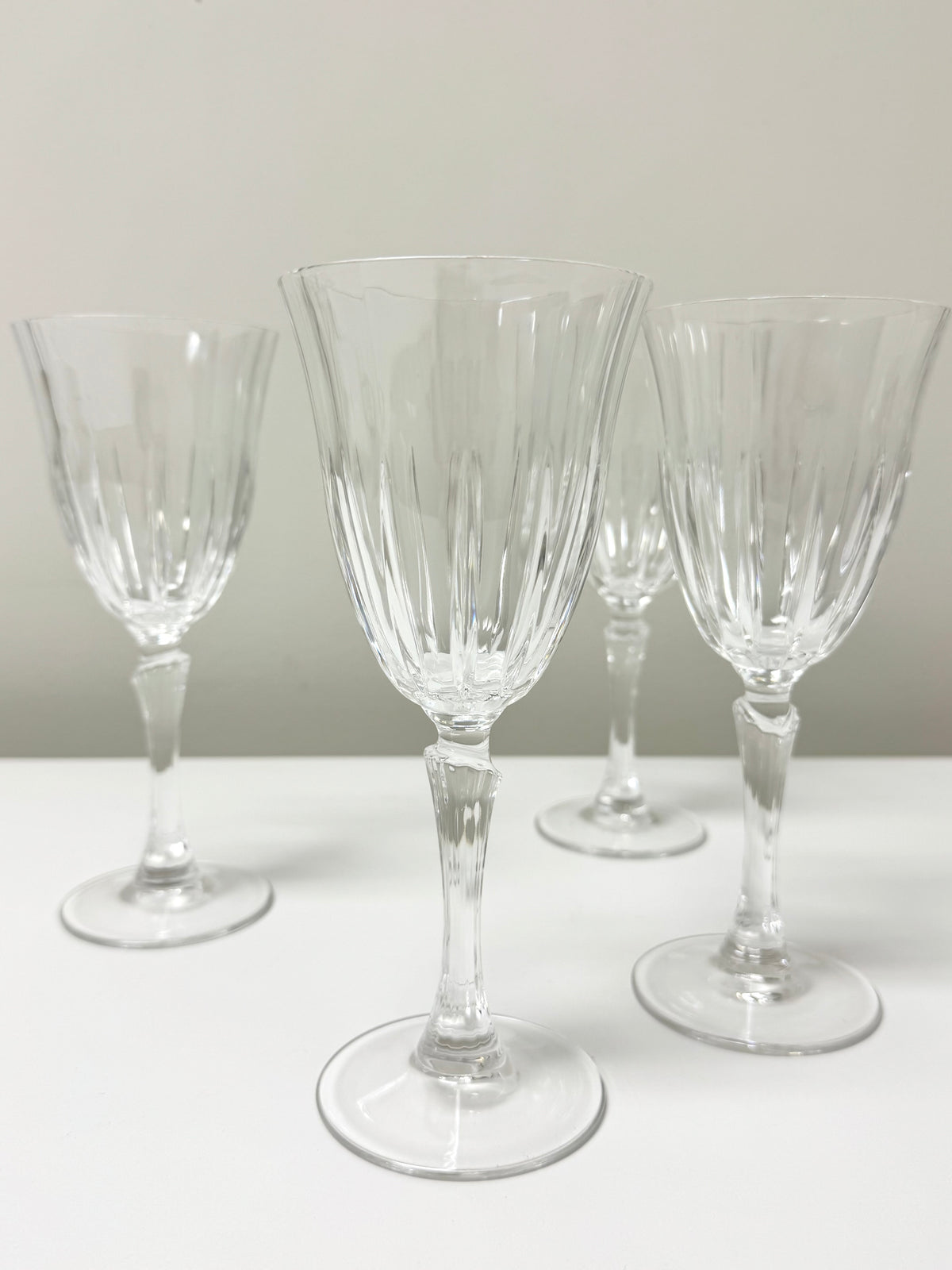 ROYAL CRYSTAL ROCK 'Recital' Crystal Water Goblets Set of 4