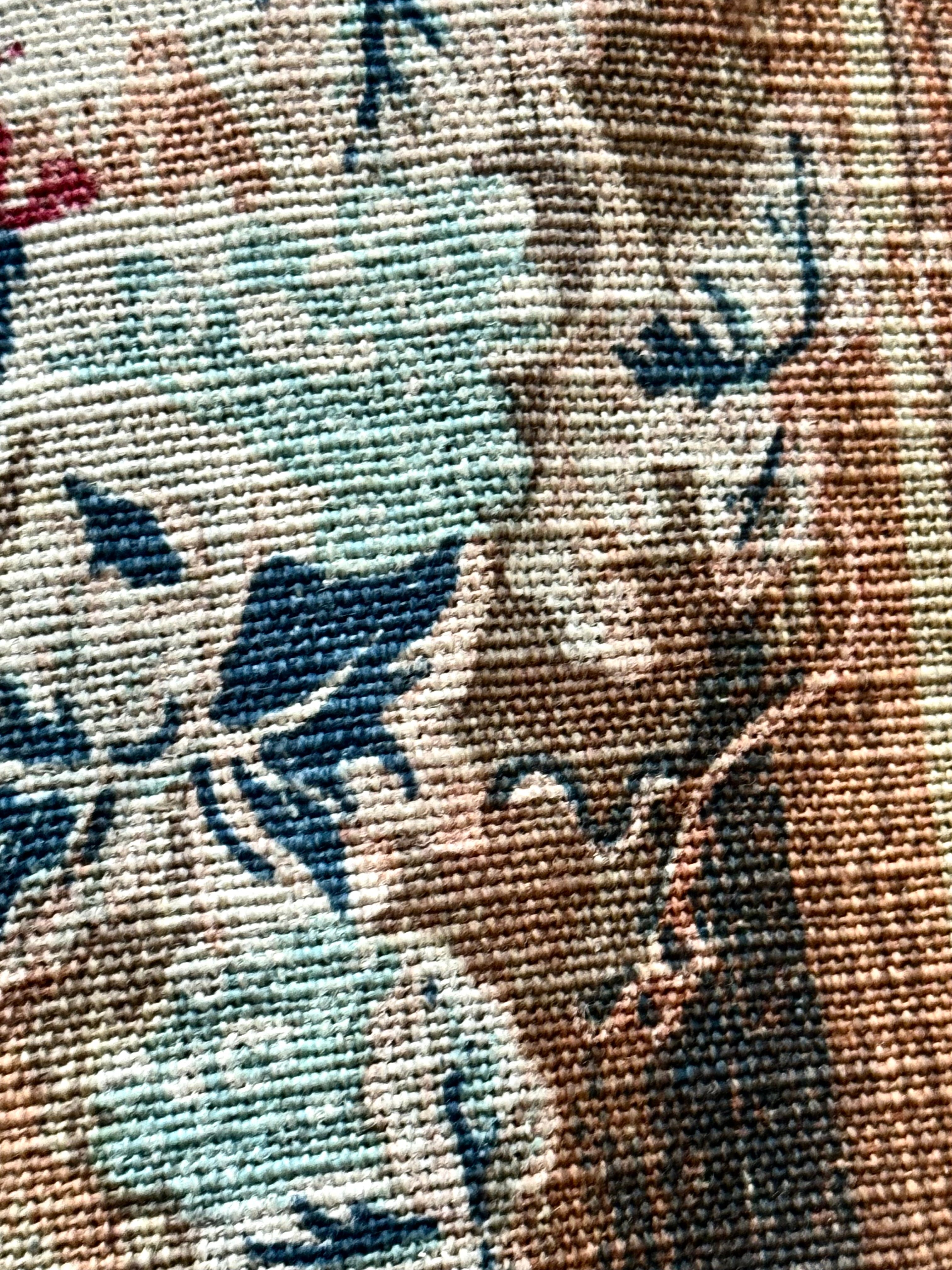 Vintage French 'Le Concert Avril' Wool Tapestry