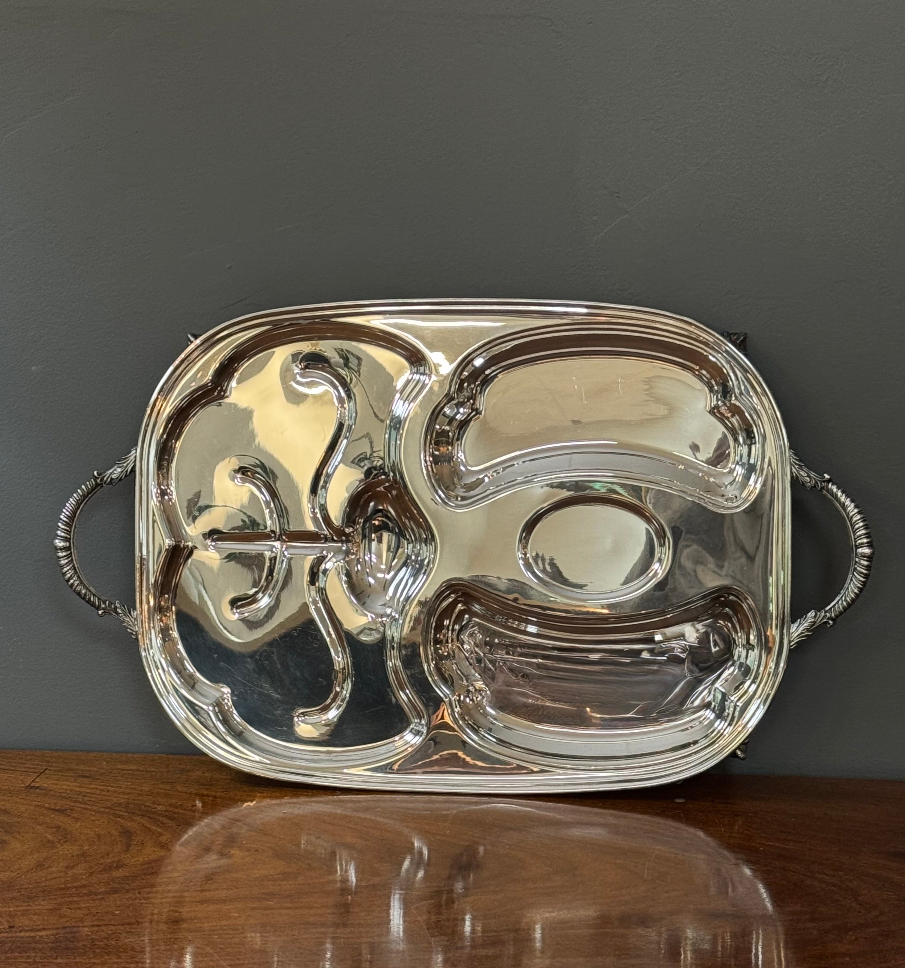 Vintage Silverplate Meat Serving Platter