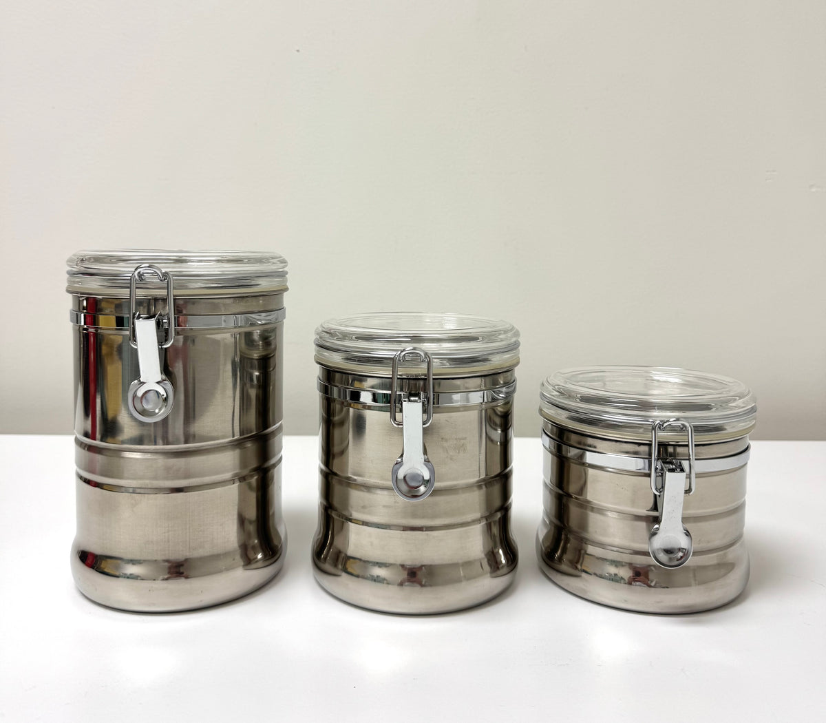 Stainless Steel Canister Set of 3