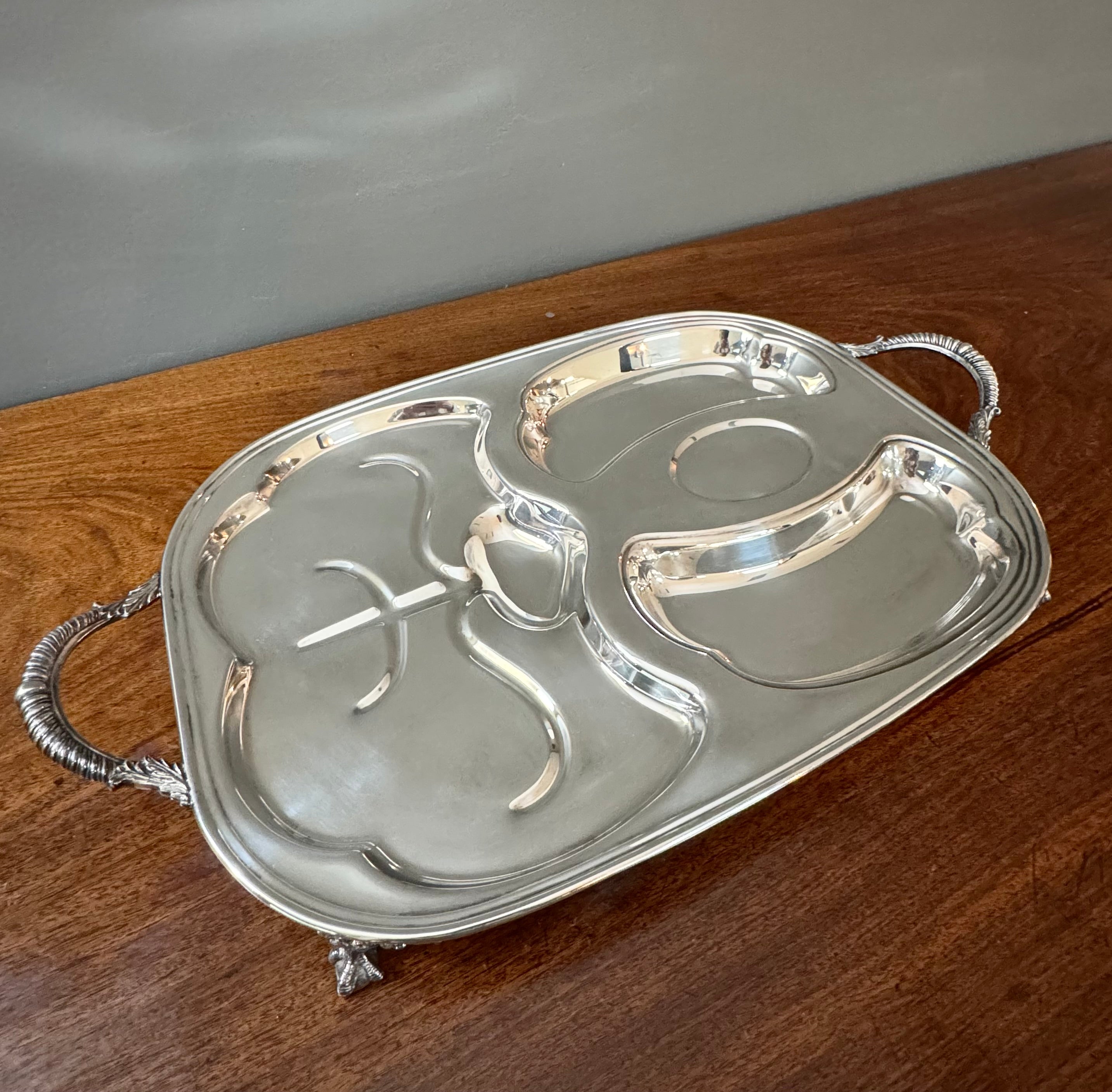 Vintage Silverplate Meat Serving Platter