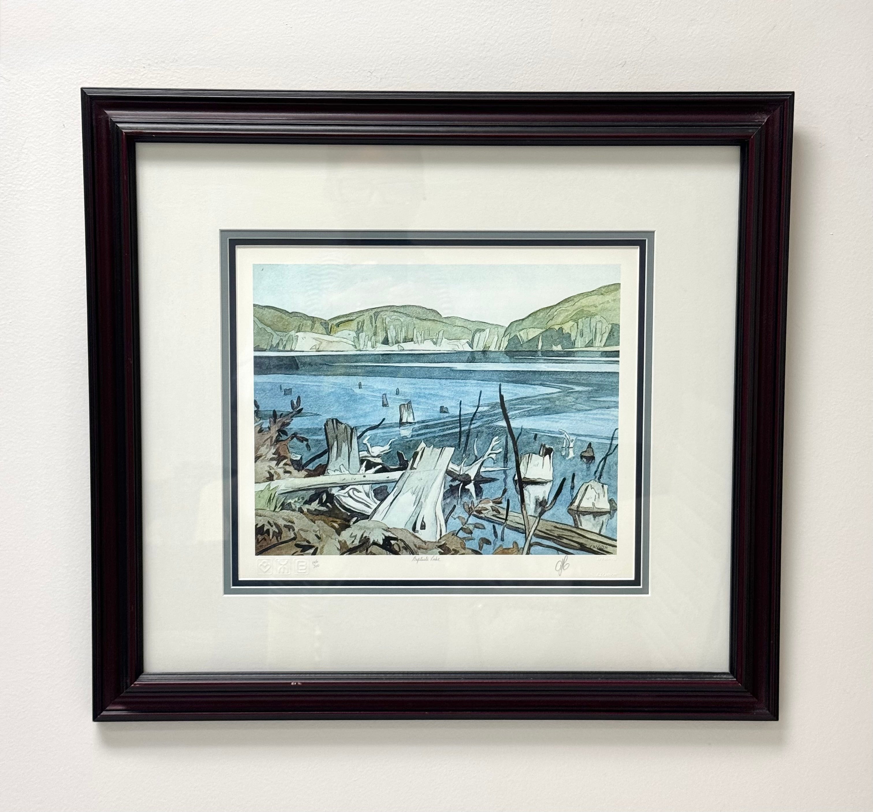 A.J. CASSON 'Baptiste Lake' Limited Edition Signed Print