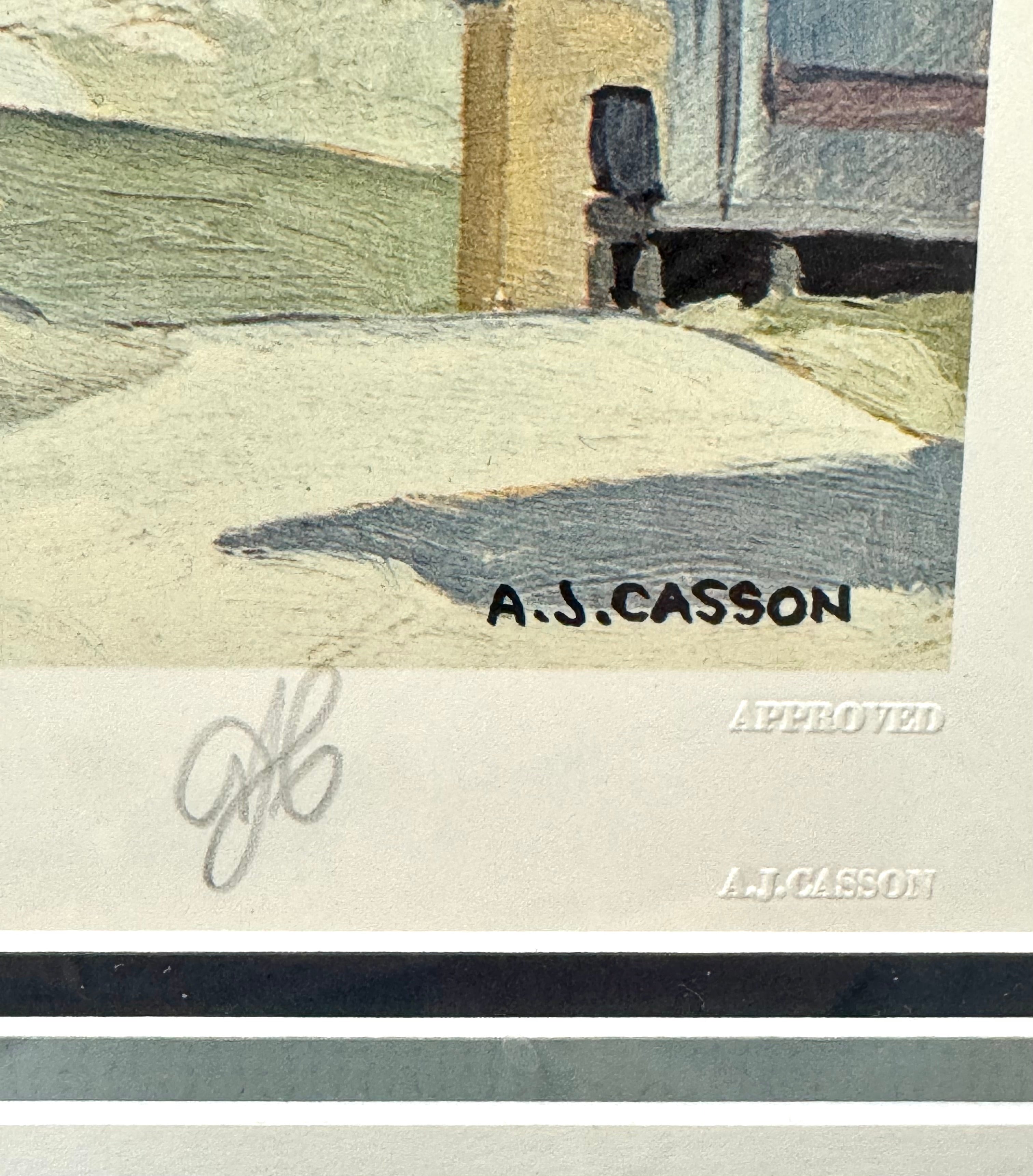 A. J. CASSON 'Church of St. Laurence O'Toole' Limited Edition Signed Print