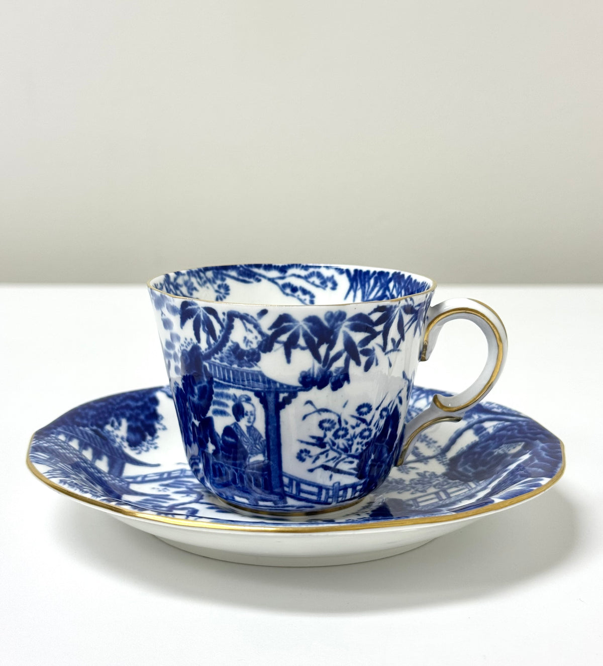 ROYAL CROWN DERBY 'Mikado' Cup & Saucer