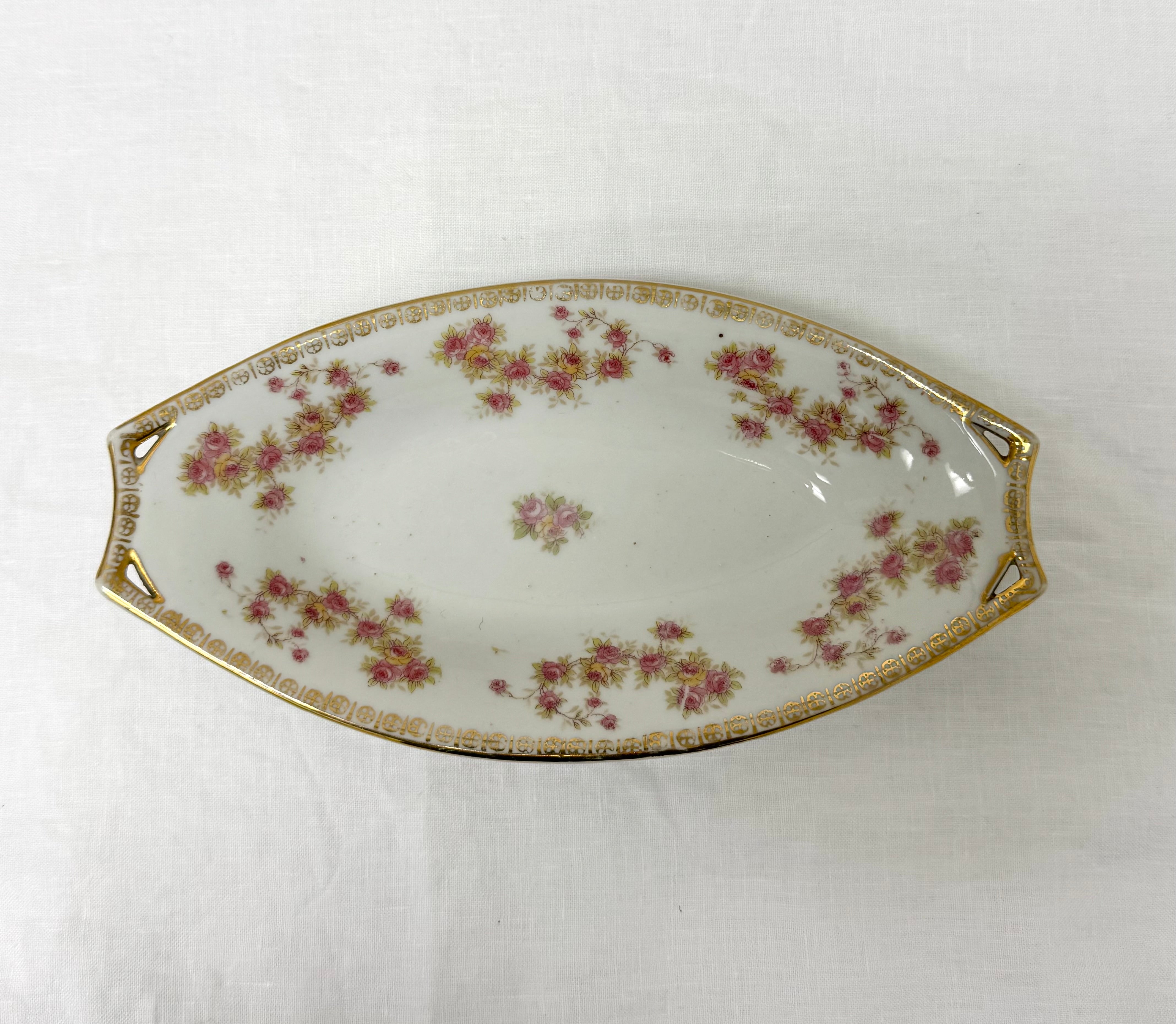 Antique NIPPON 'Bridal Rose' Dish