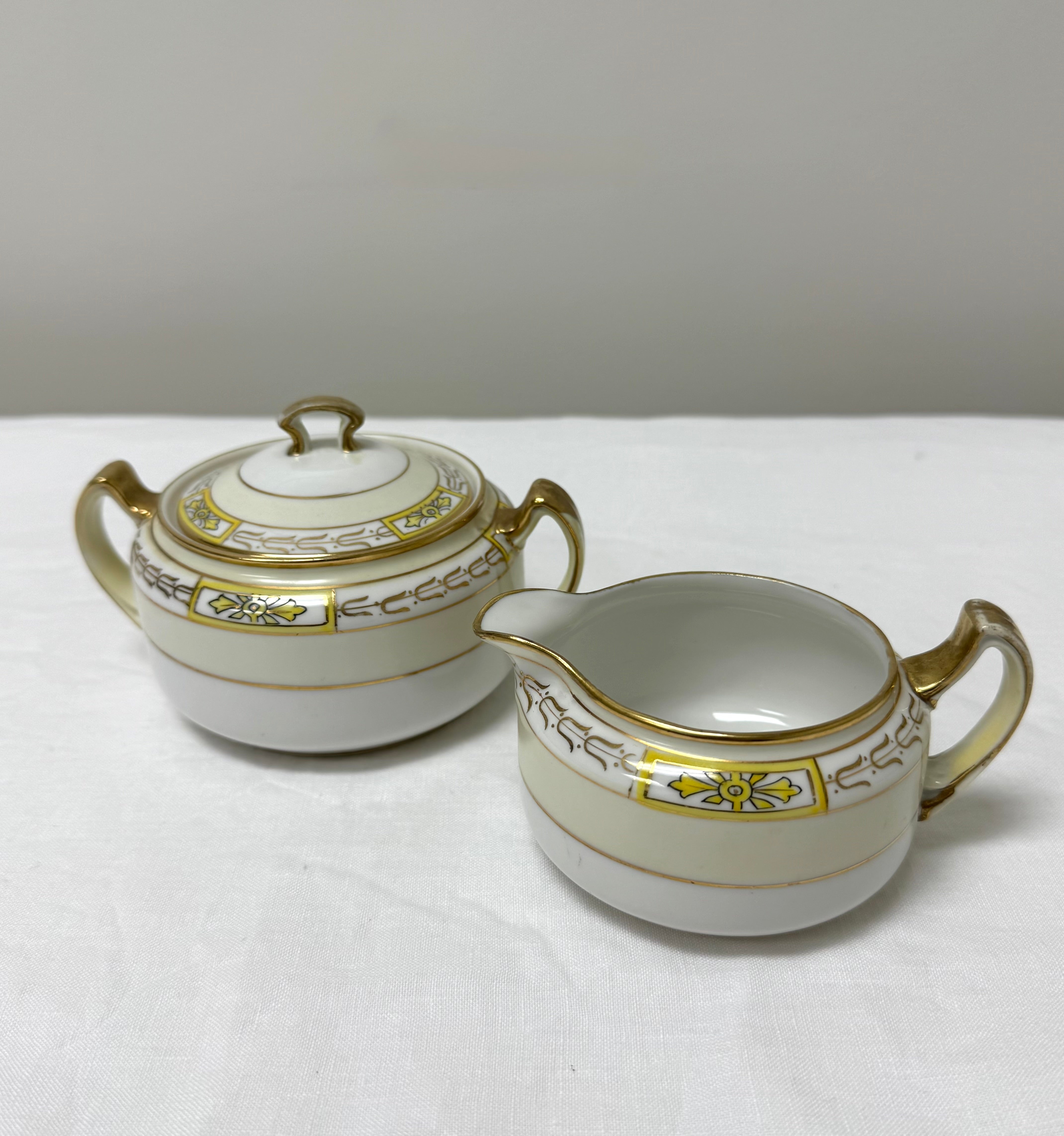 Antique NIPPON Cream & Sugar