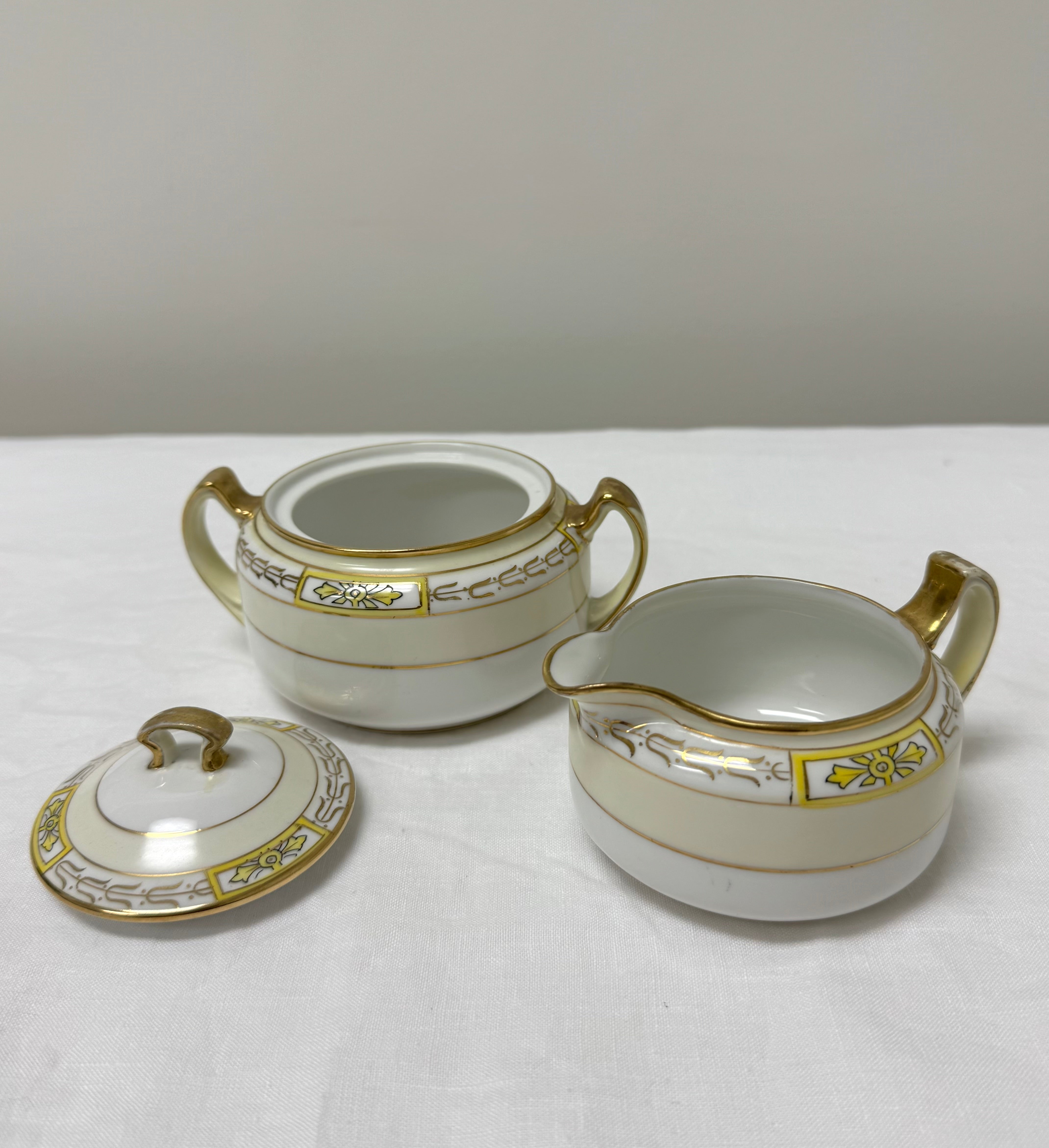 Antique NIPPON Cream & Sugar