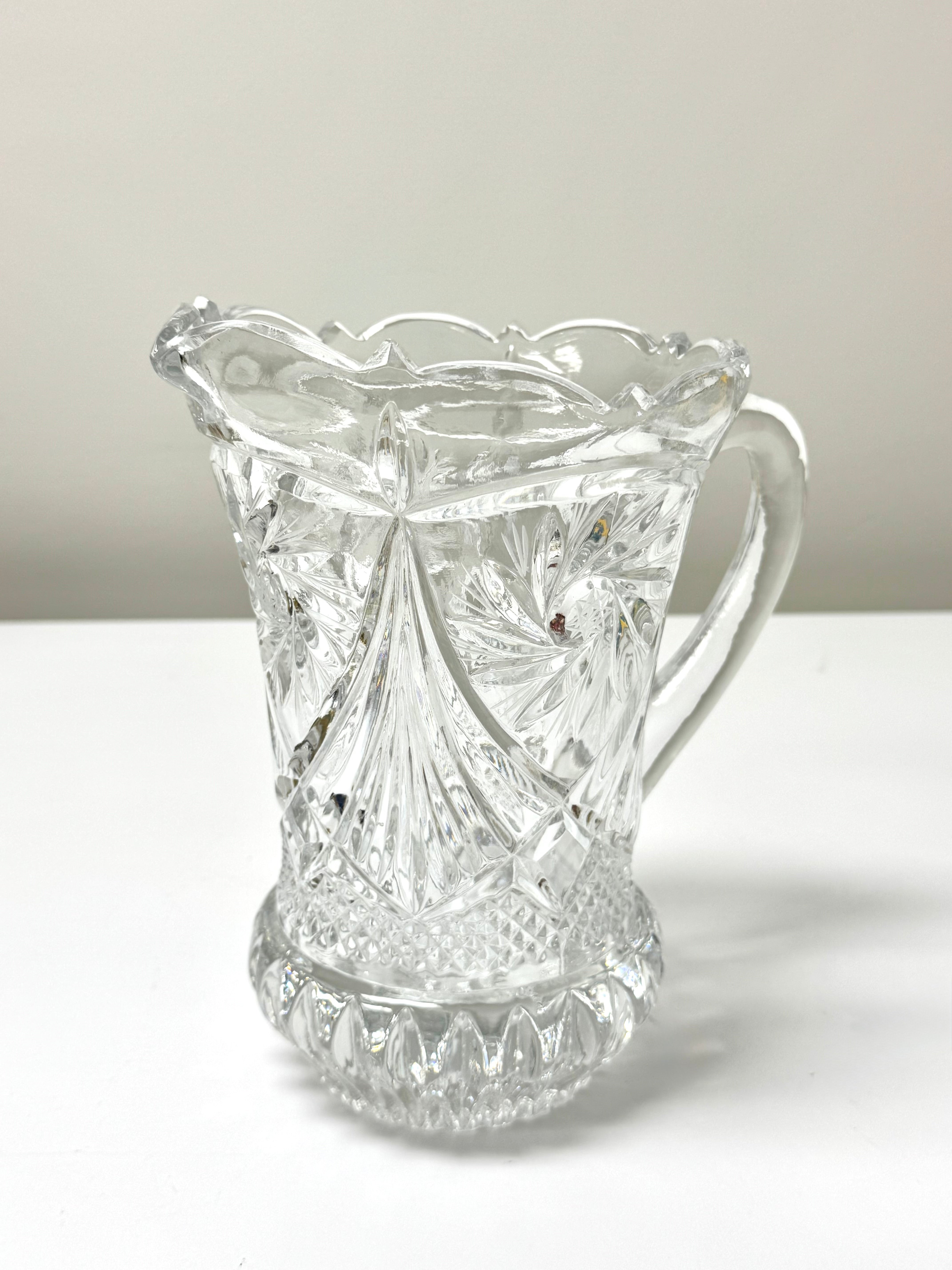 Pinwheel Crystal Pitcher