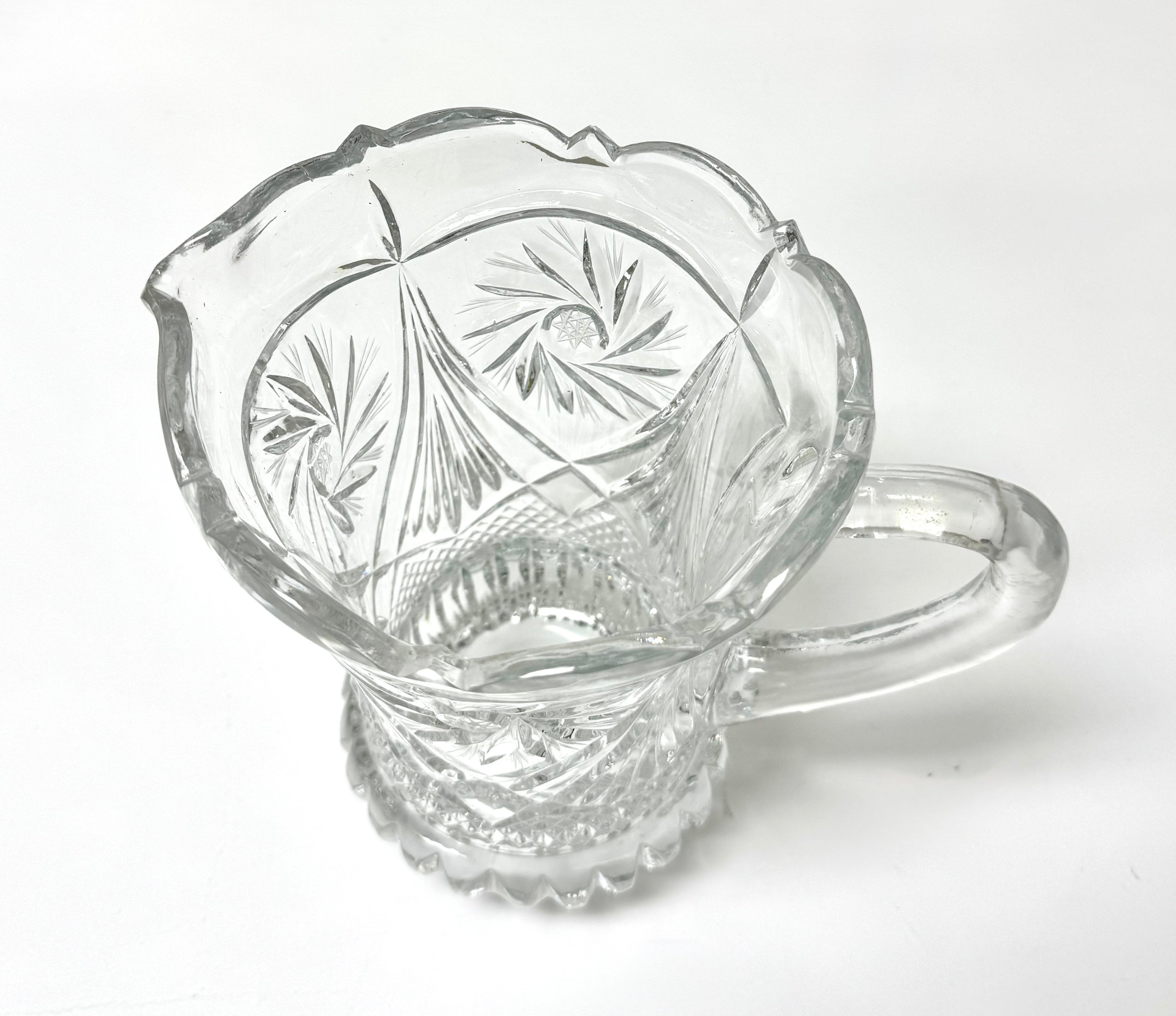 Pinwheel Crystal Pitcher