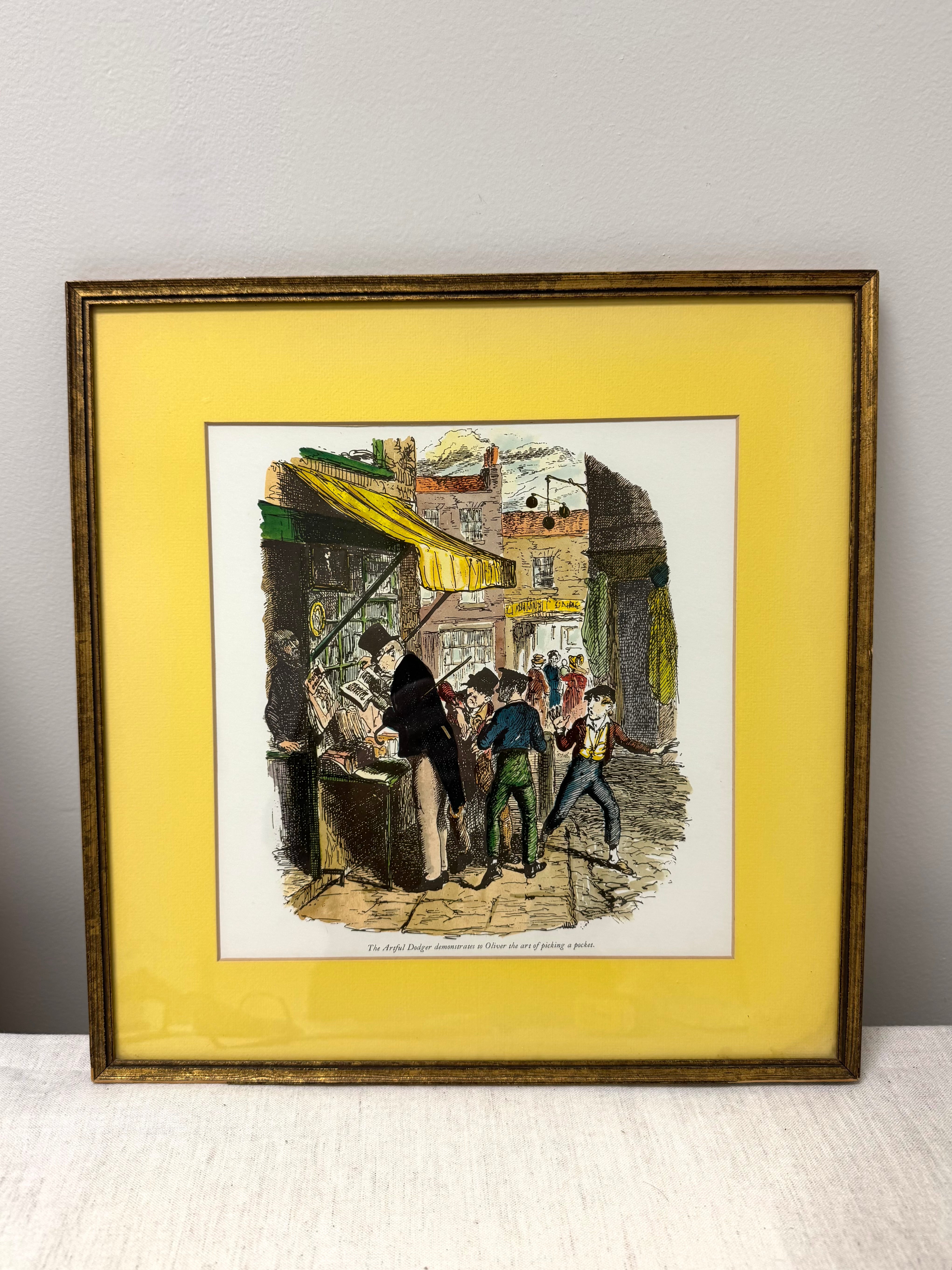 Vintage 'The Artful Dodger' Print