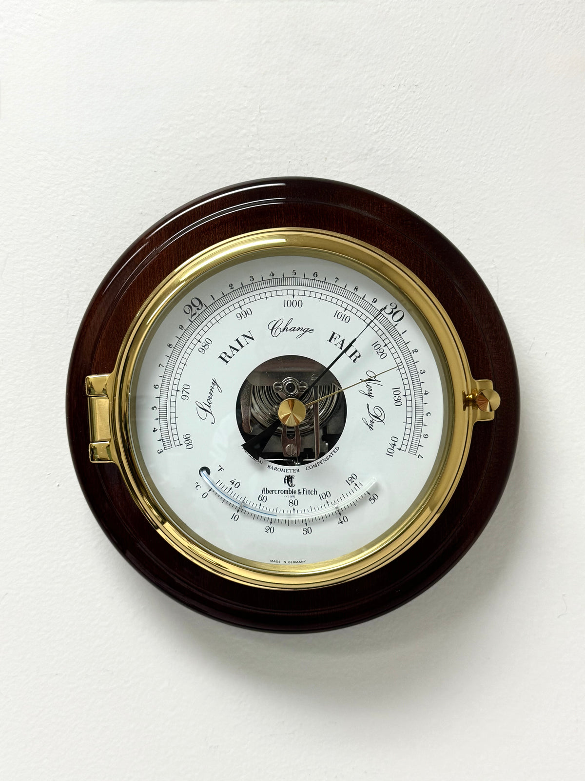 ABERCROMBIE & FITCH Nautical Barometer & Thermometer