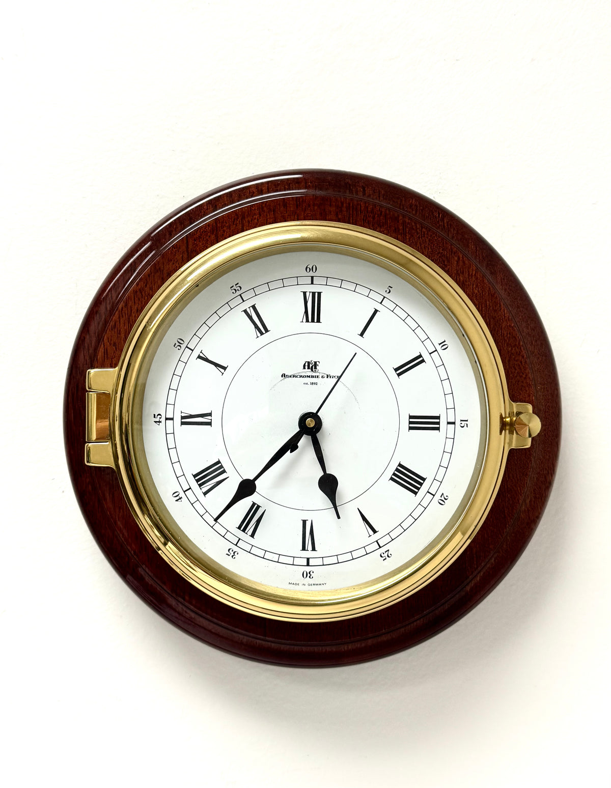 ABERCROMBIE & FITCH Nautical Wall Clock