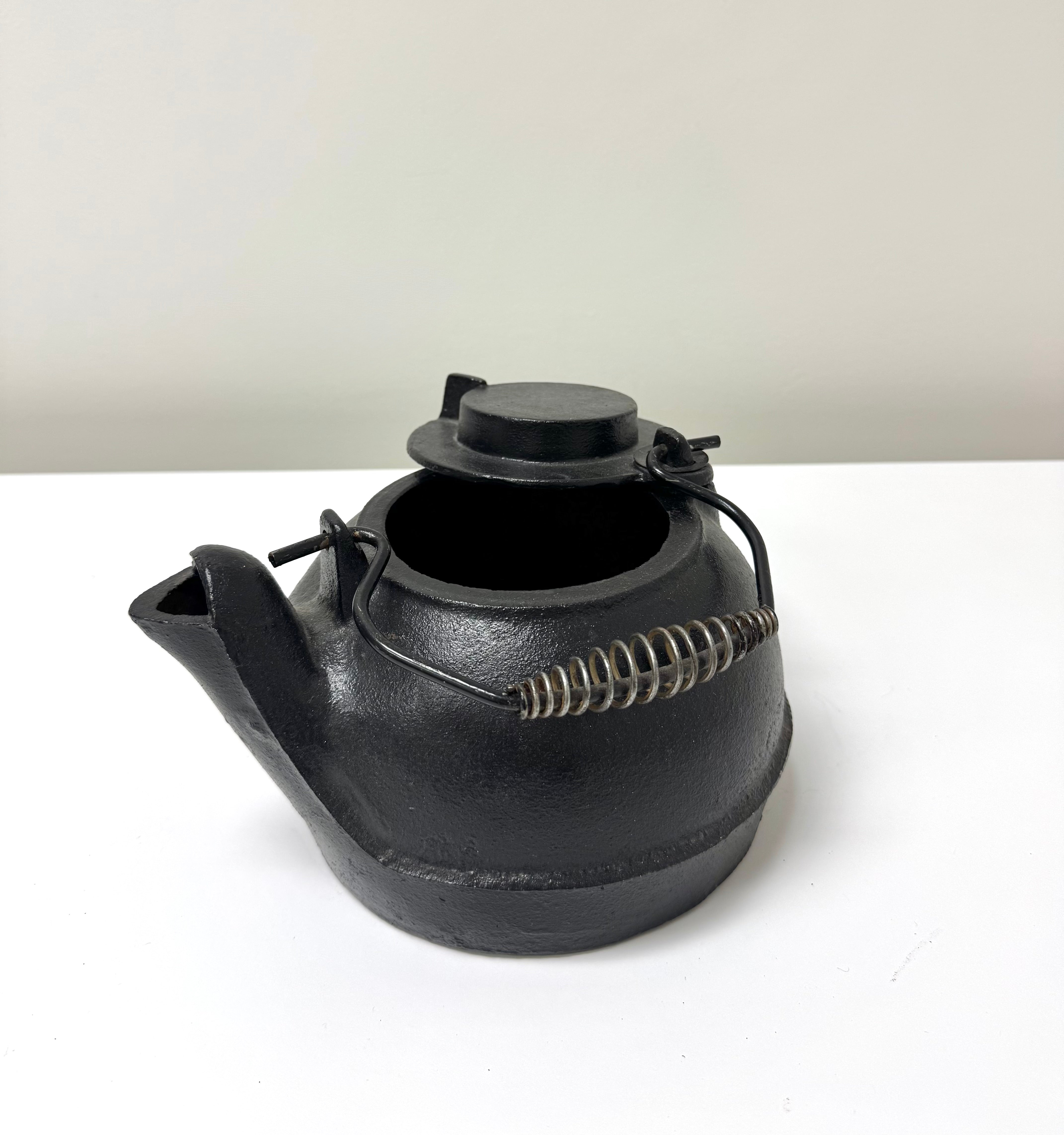 Vintage Cast Iron Kettle