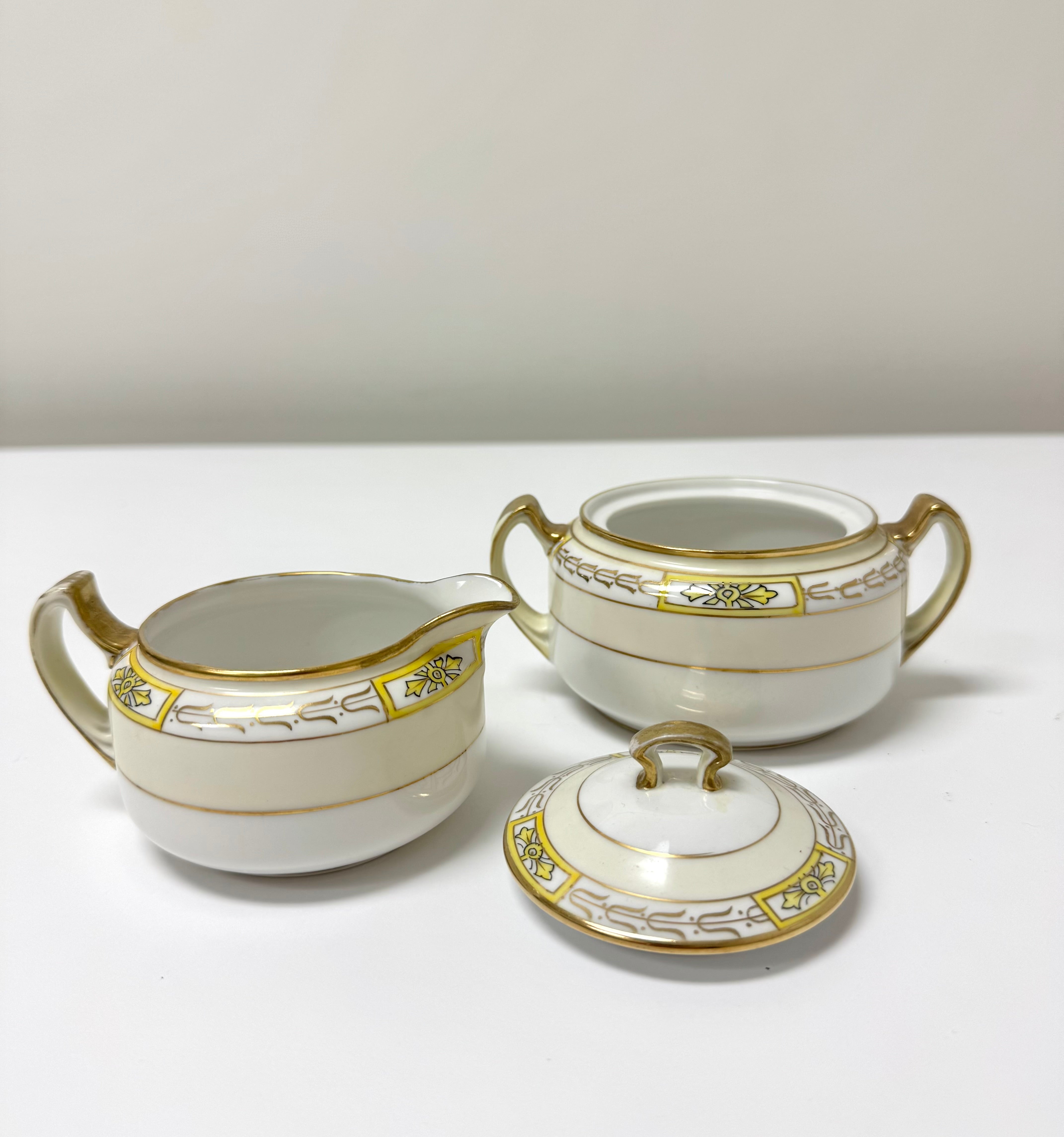 Antique NIPPON Cream & Sugar