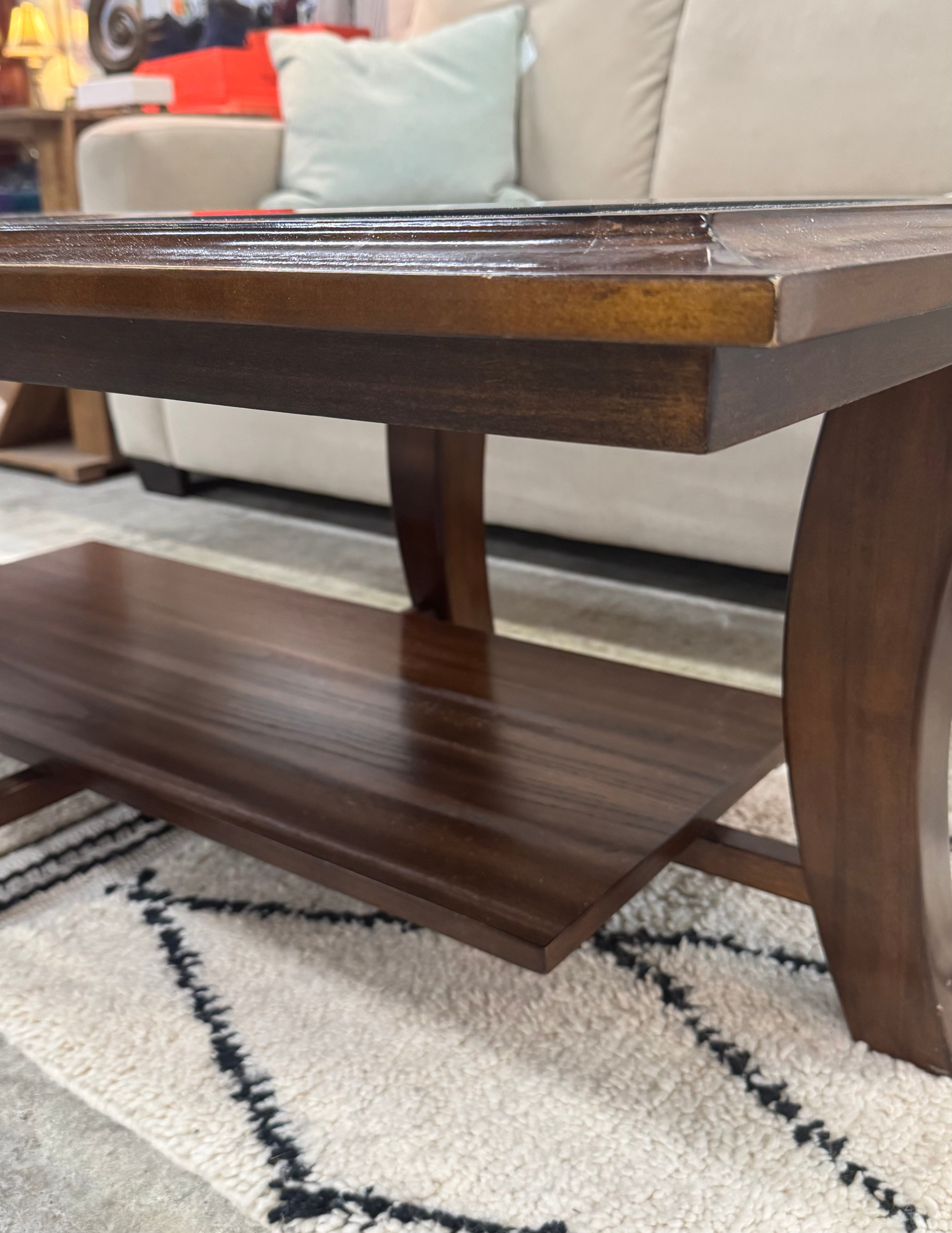 Woven Top Coffee Table