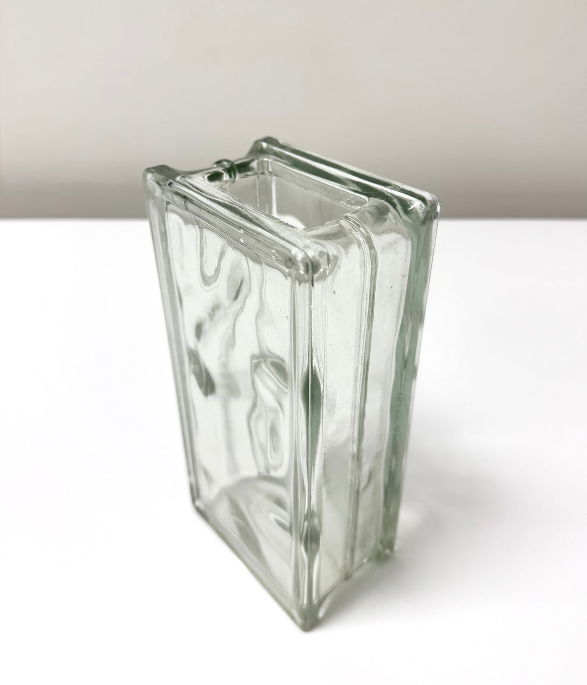 Glass Block Vase