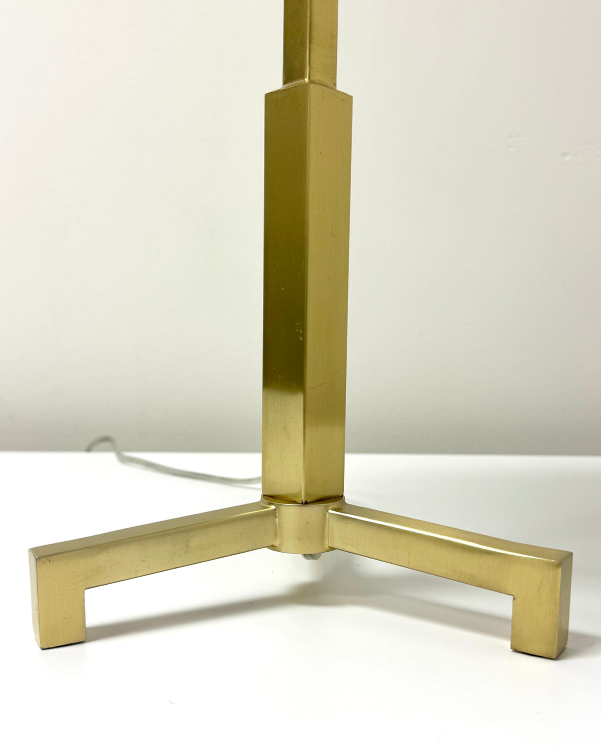 Matte Brass Tripod Lamp
