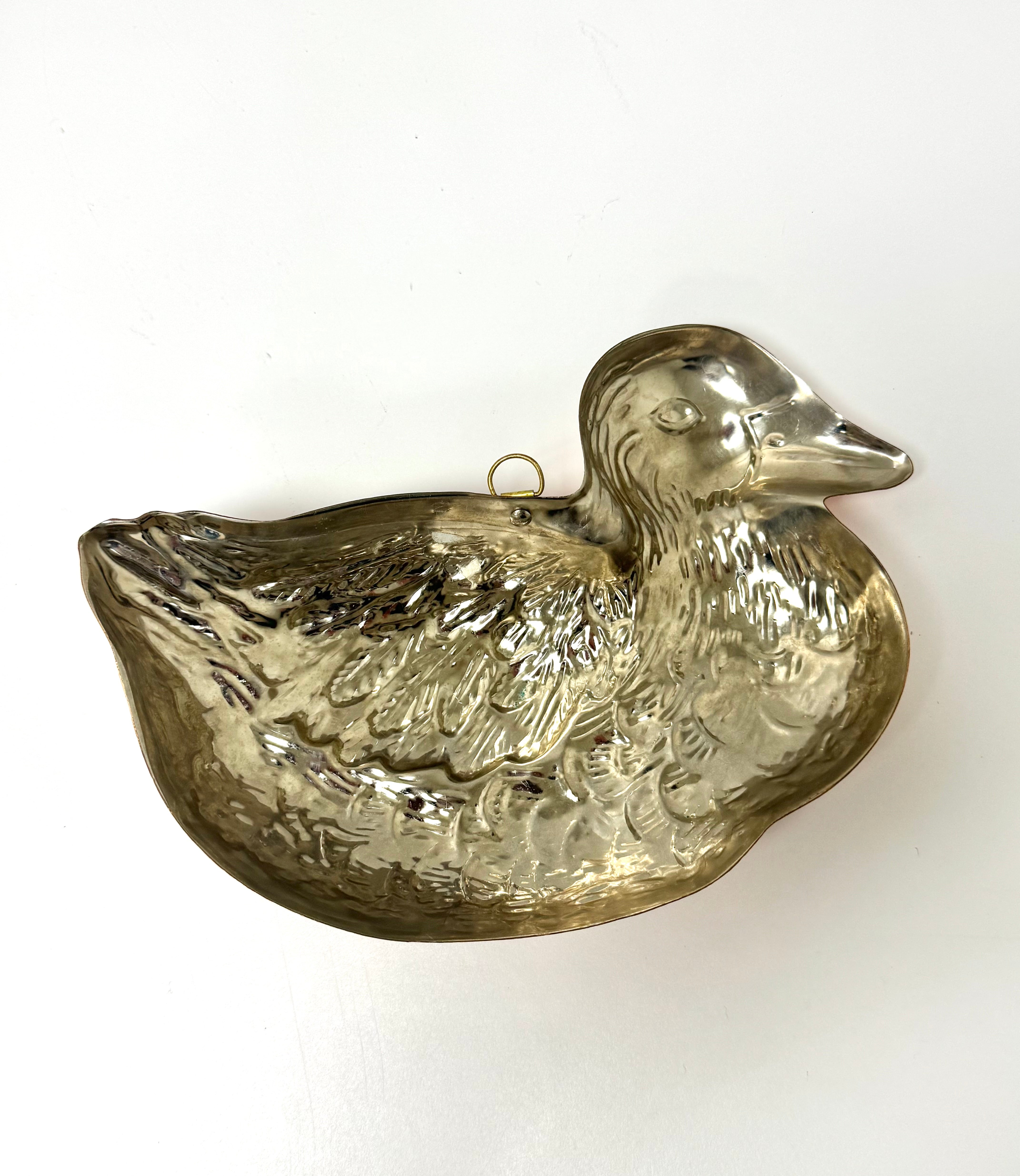 Copper Duck Jelly Mould