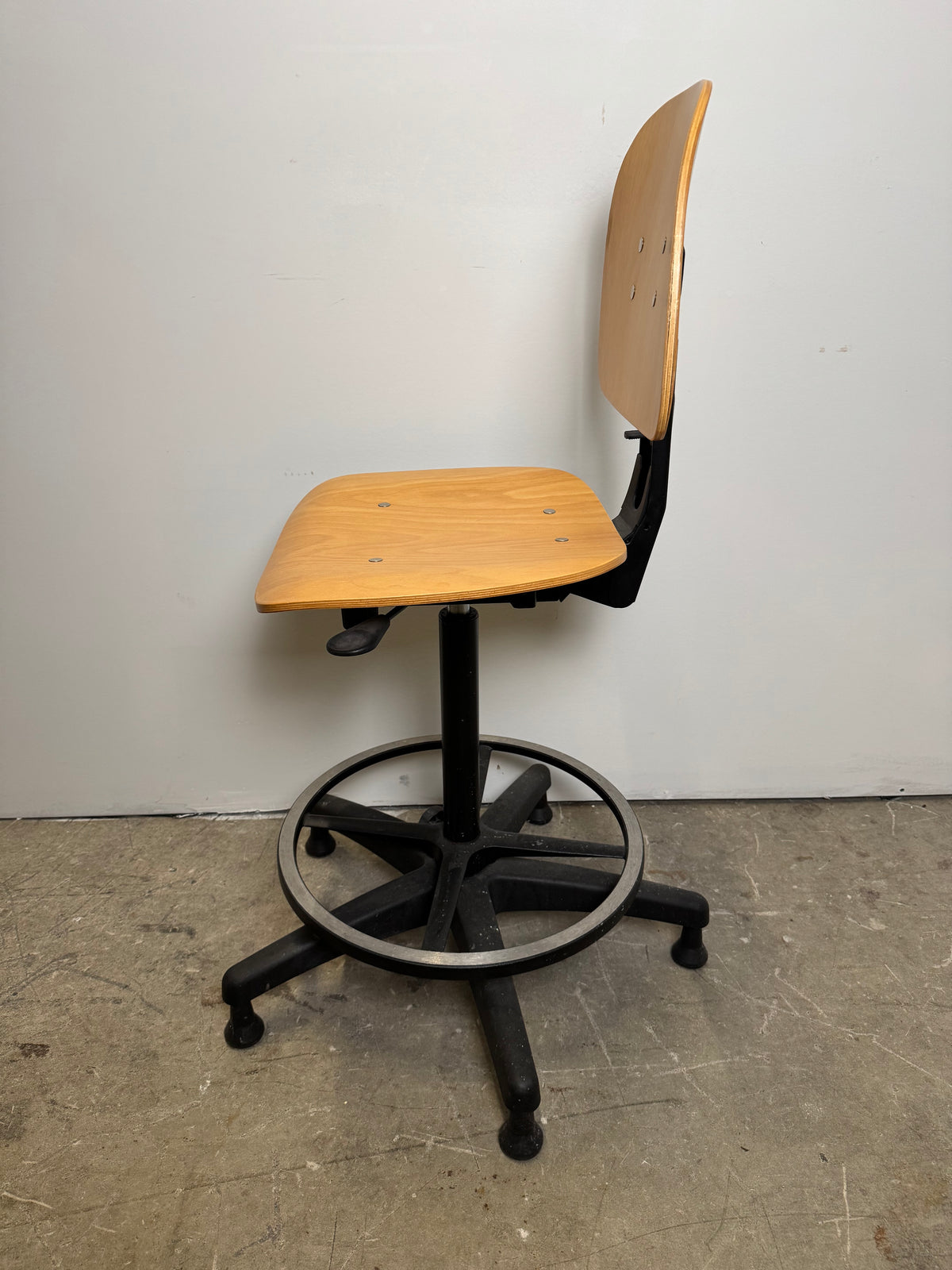 Beech Bentwood Adjustable Stool