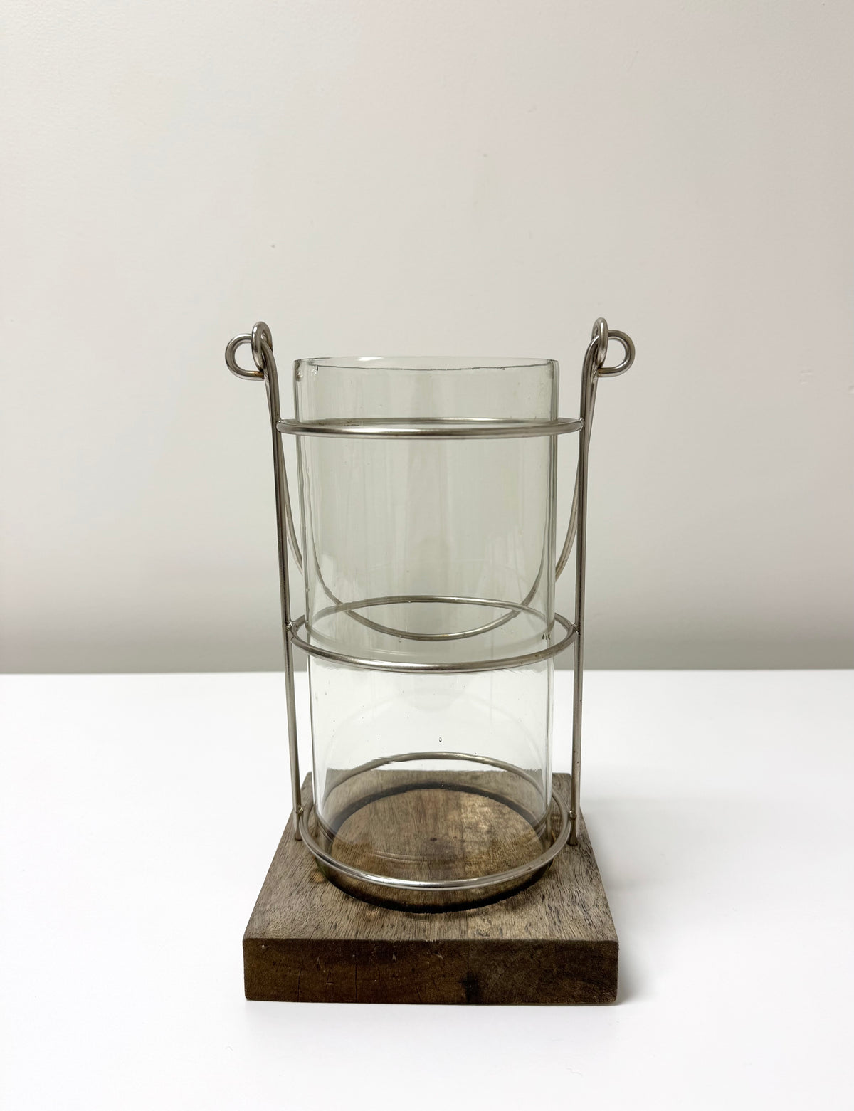 Silver Metal Cage Hurricane
