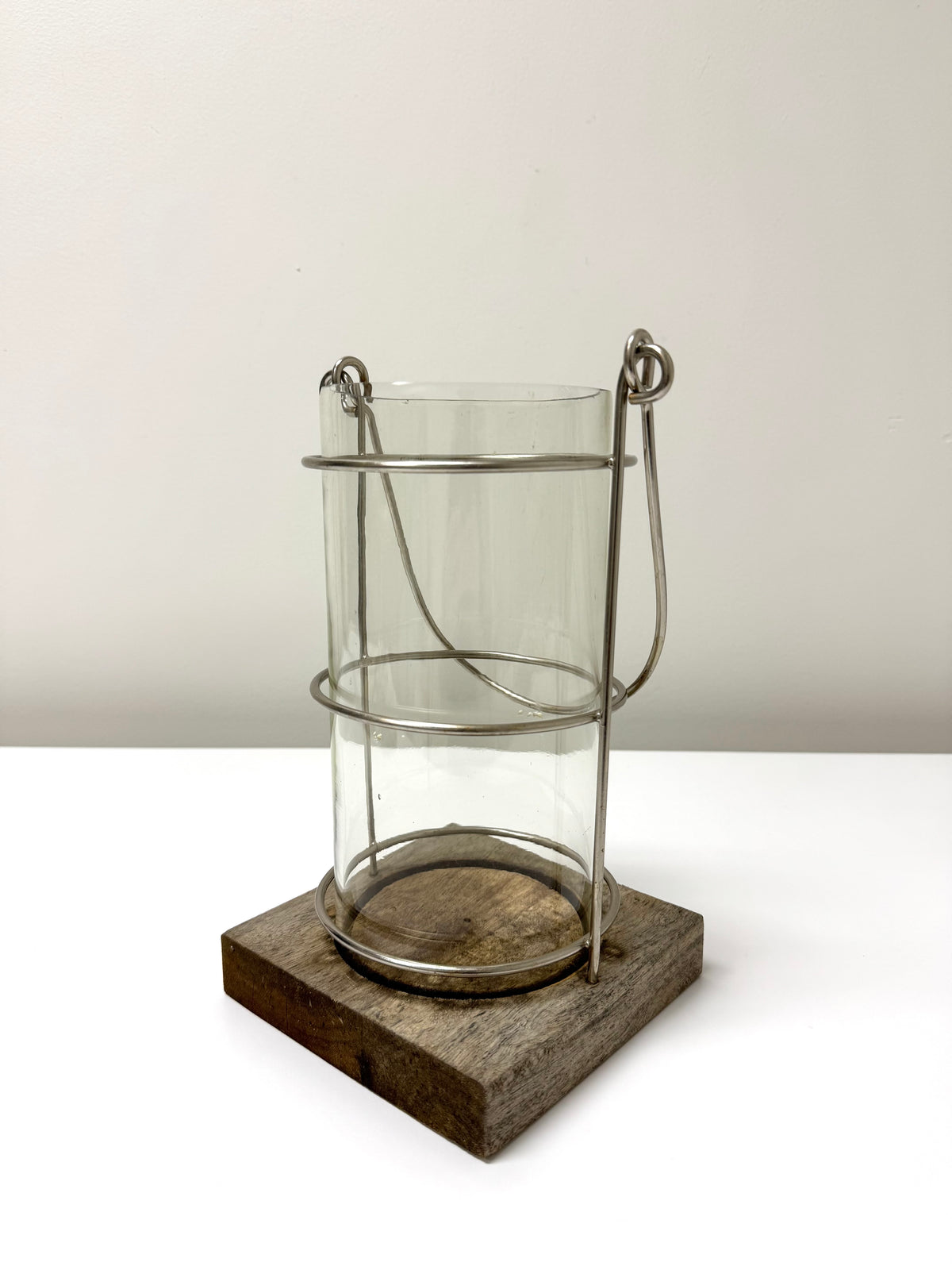 Silver Metal Cage Hurricane