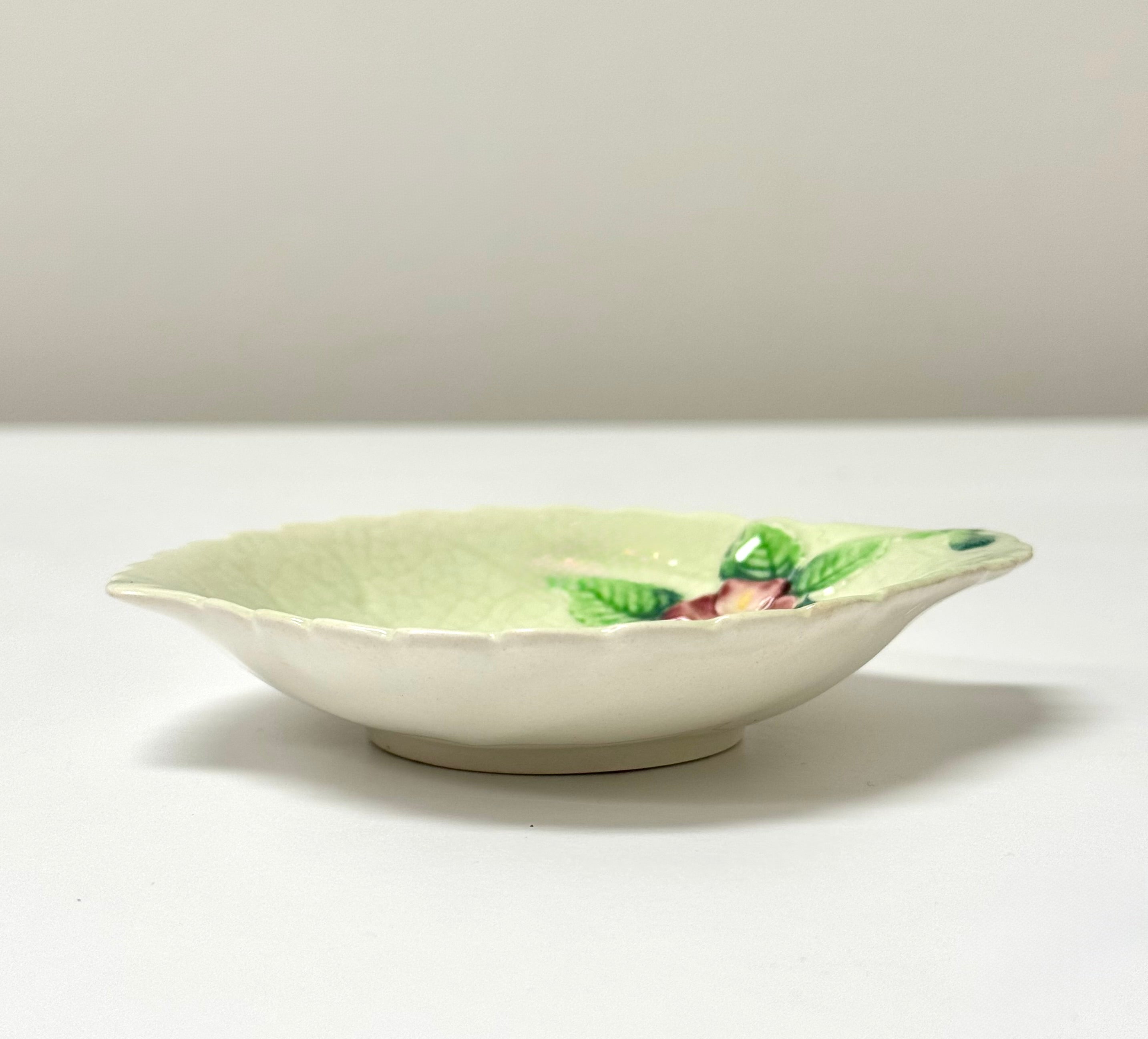 Carlton Ware Mint Green Floral Dish