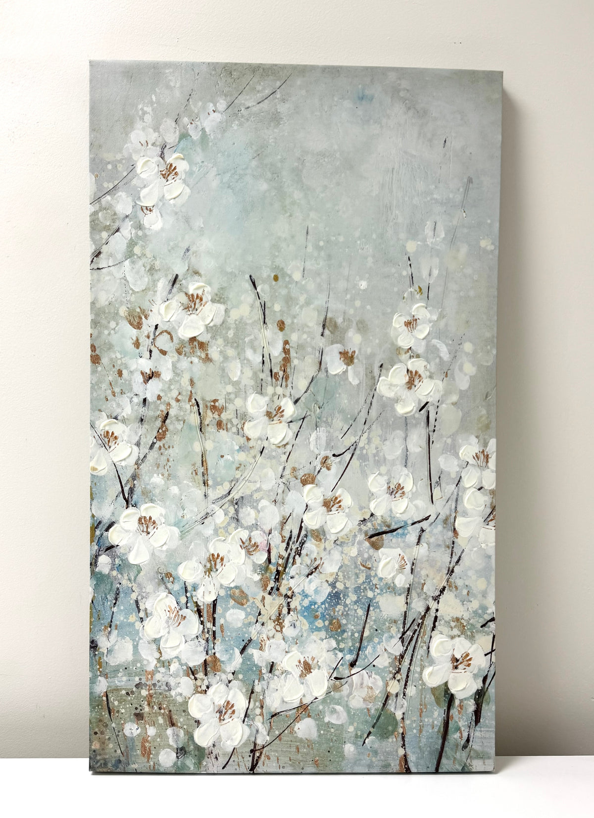 'White Dogwood' Canvas Art