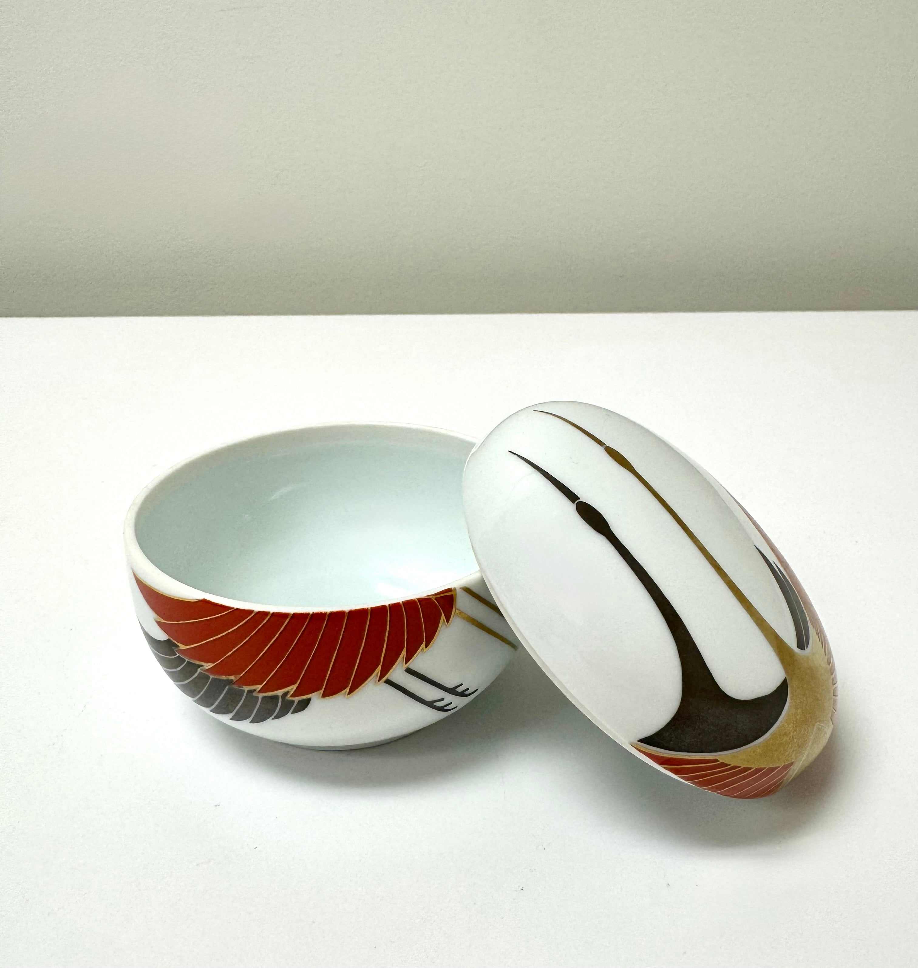 Vintage ARITA WARE Ceramic Trinket Box