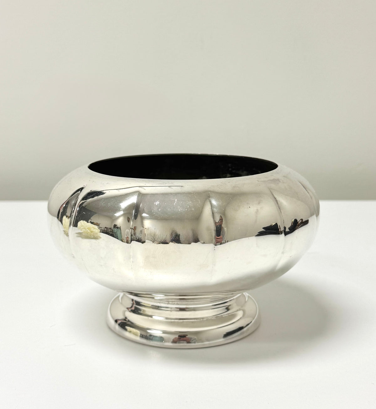 Vintage Silverplate Rose Bowl