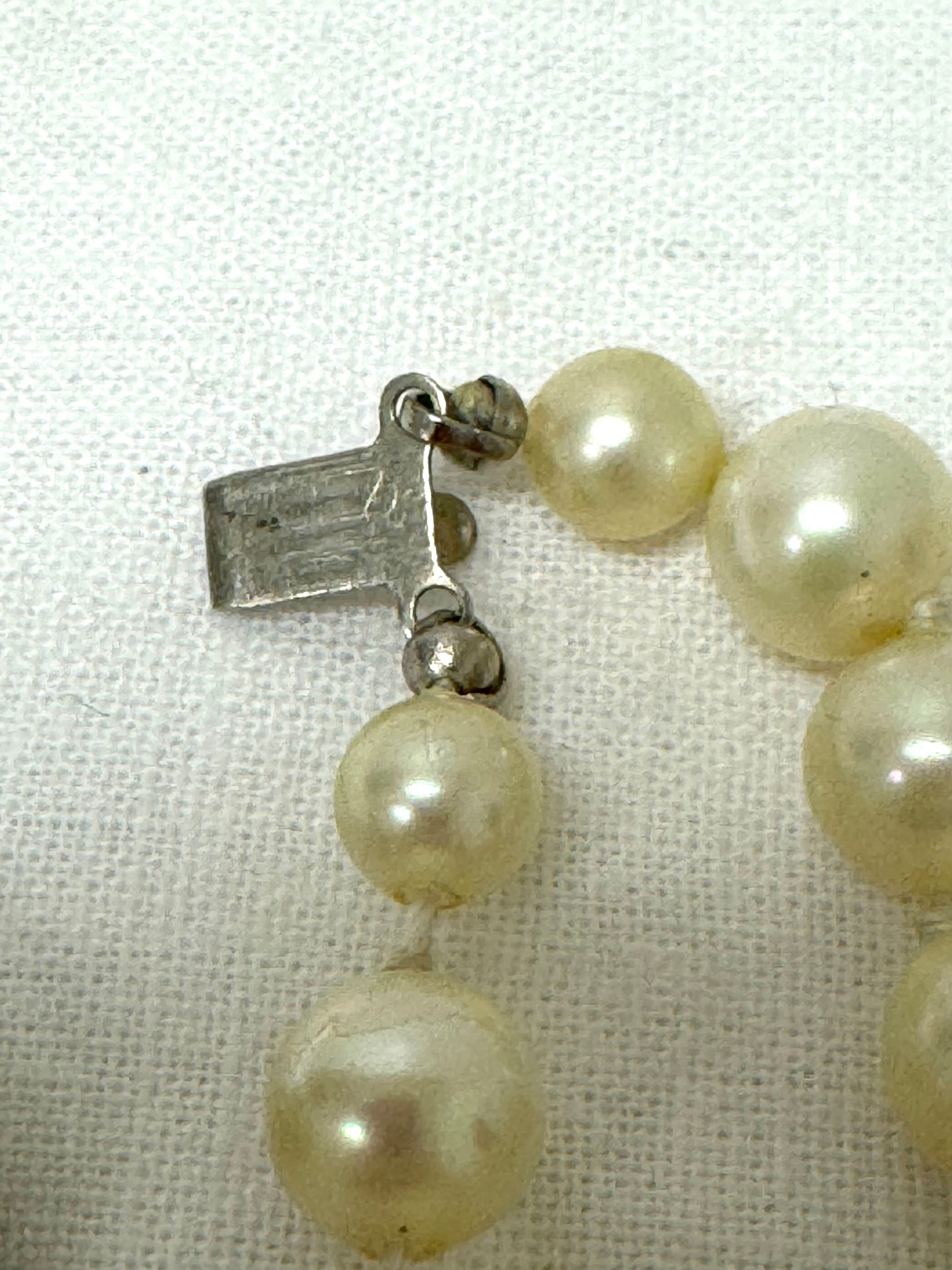 Faux Pearl 13" Double-strand Choker