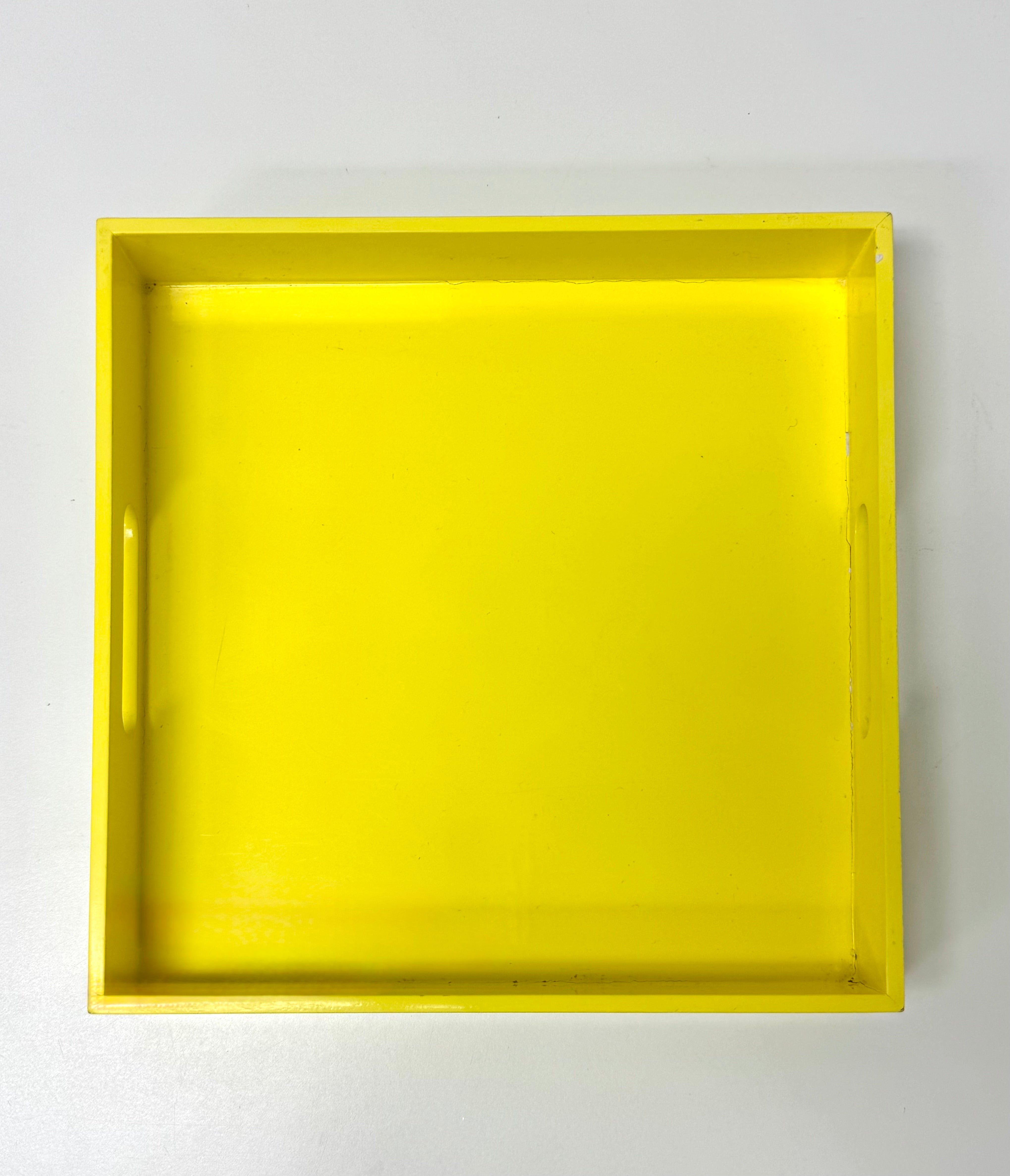 WEST ELM Bright Yellow 12" Tray