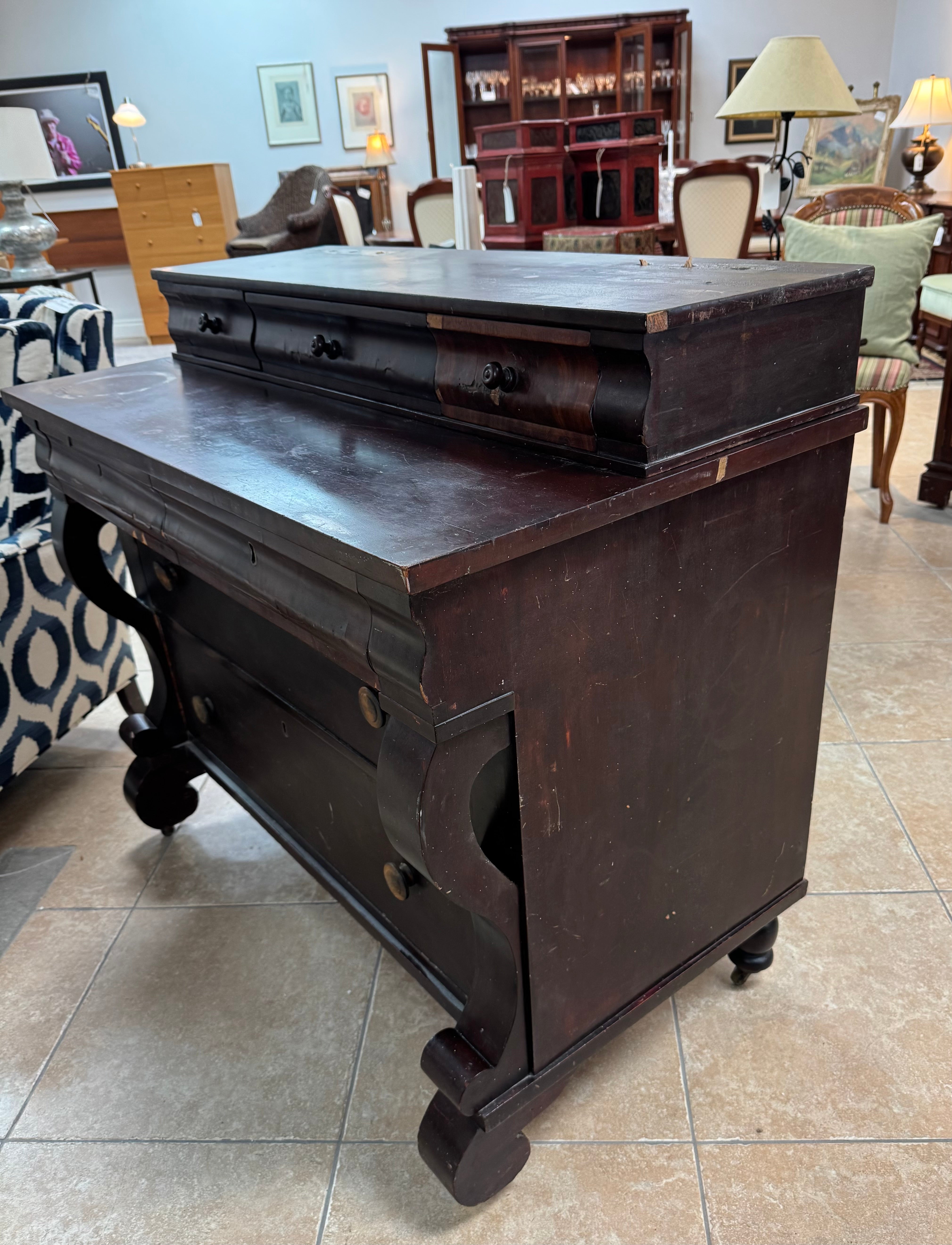 Antique American Empire Chest of Drawers