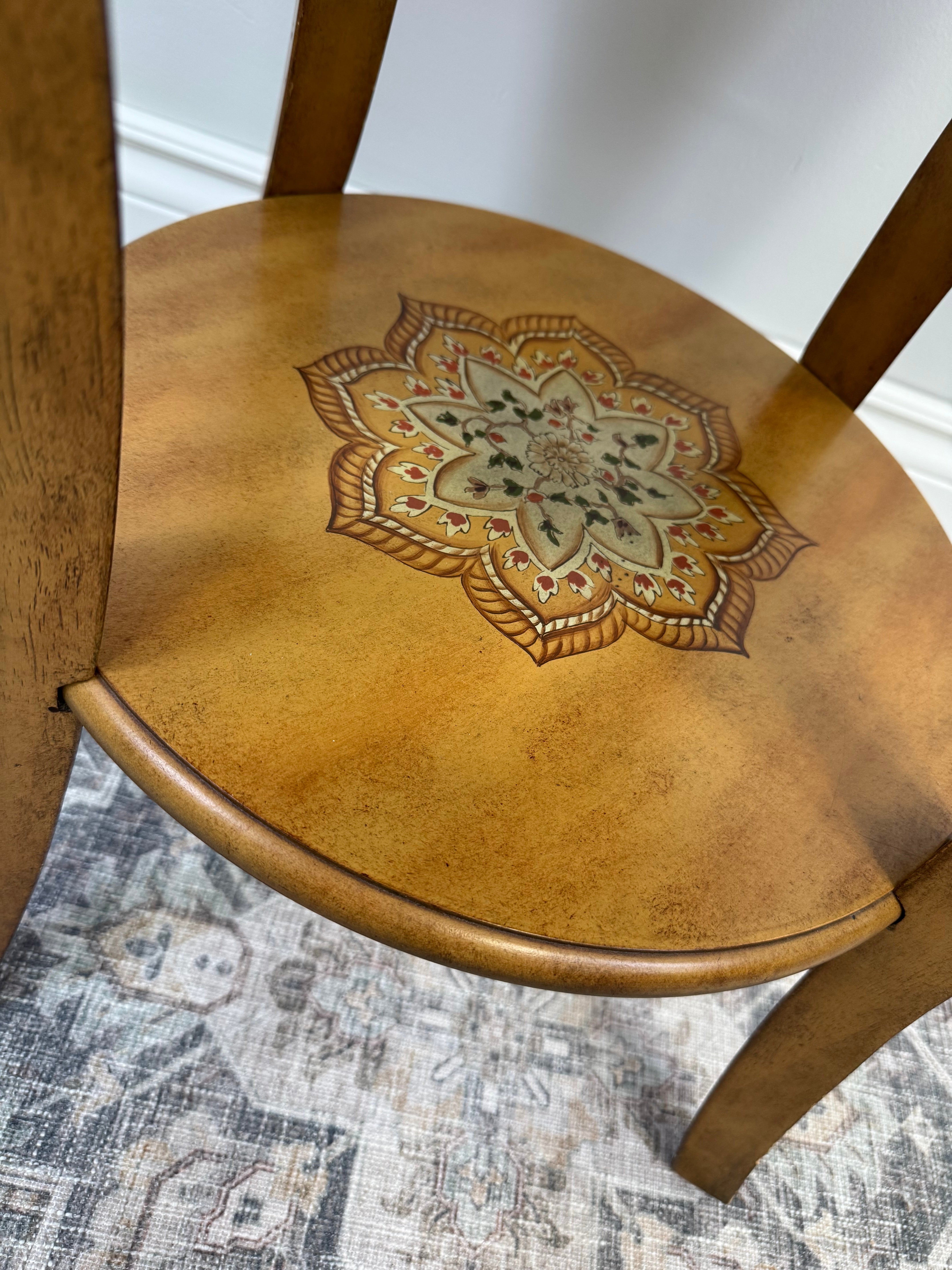 Decorative Floral Side Table