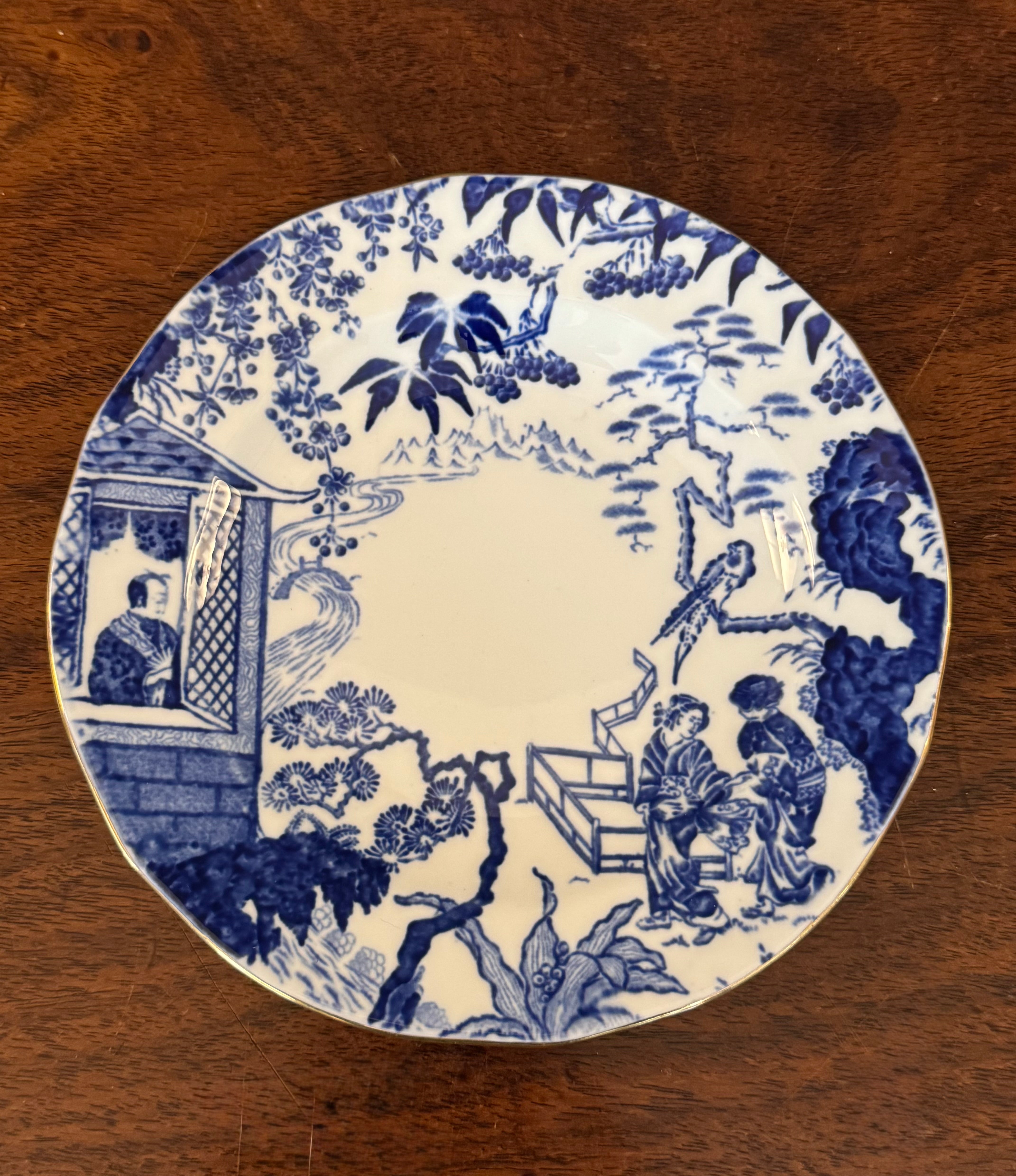 RARE! ROYAL CROWN DERBY 'Mikado' Side Plate