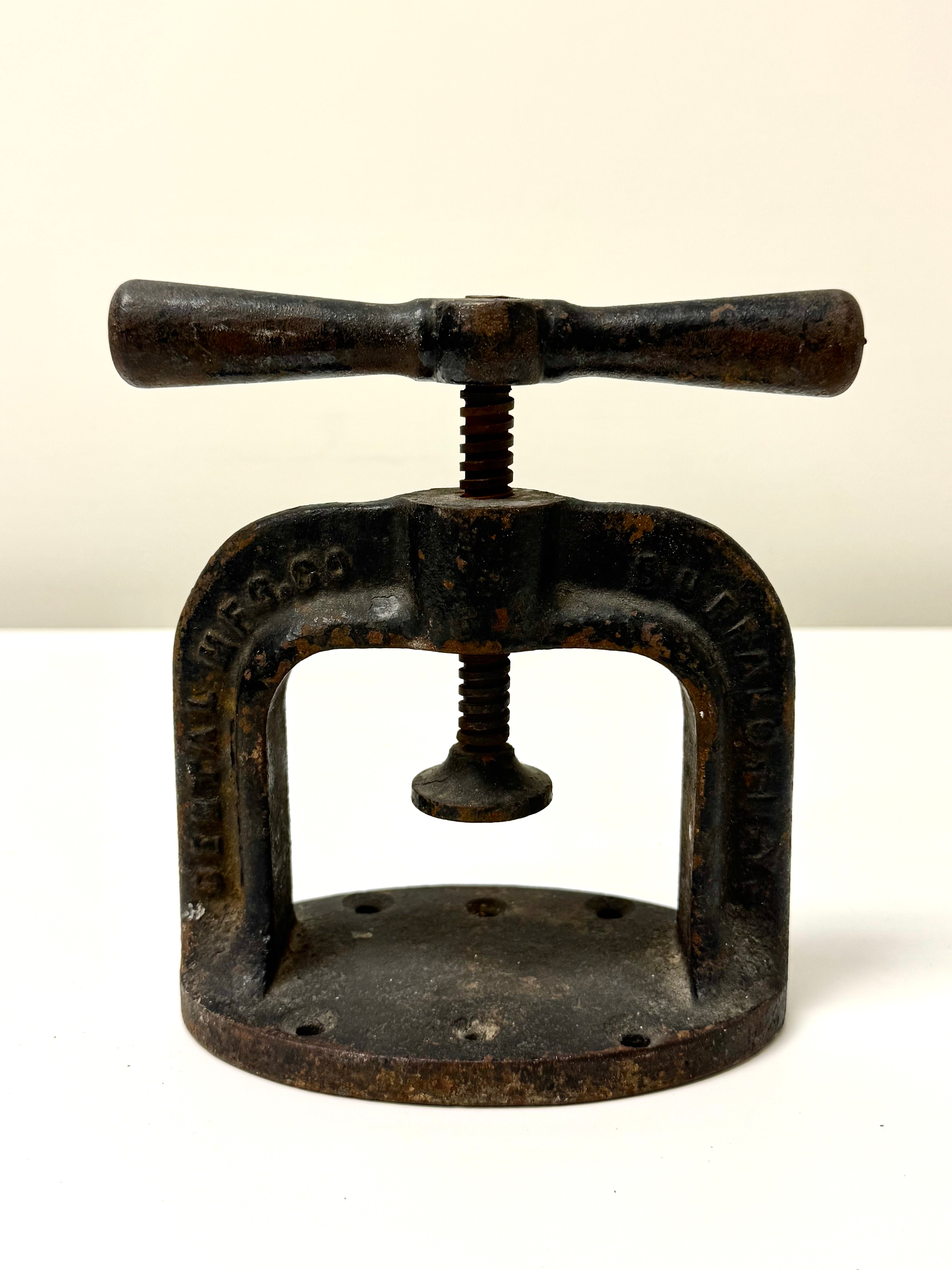 Vintage Cast Iron Press