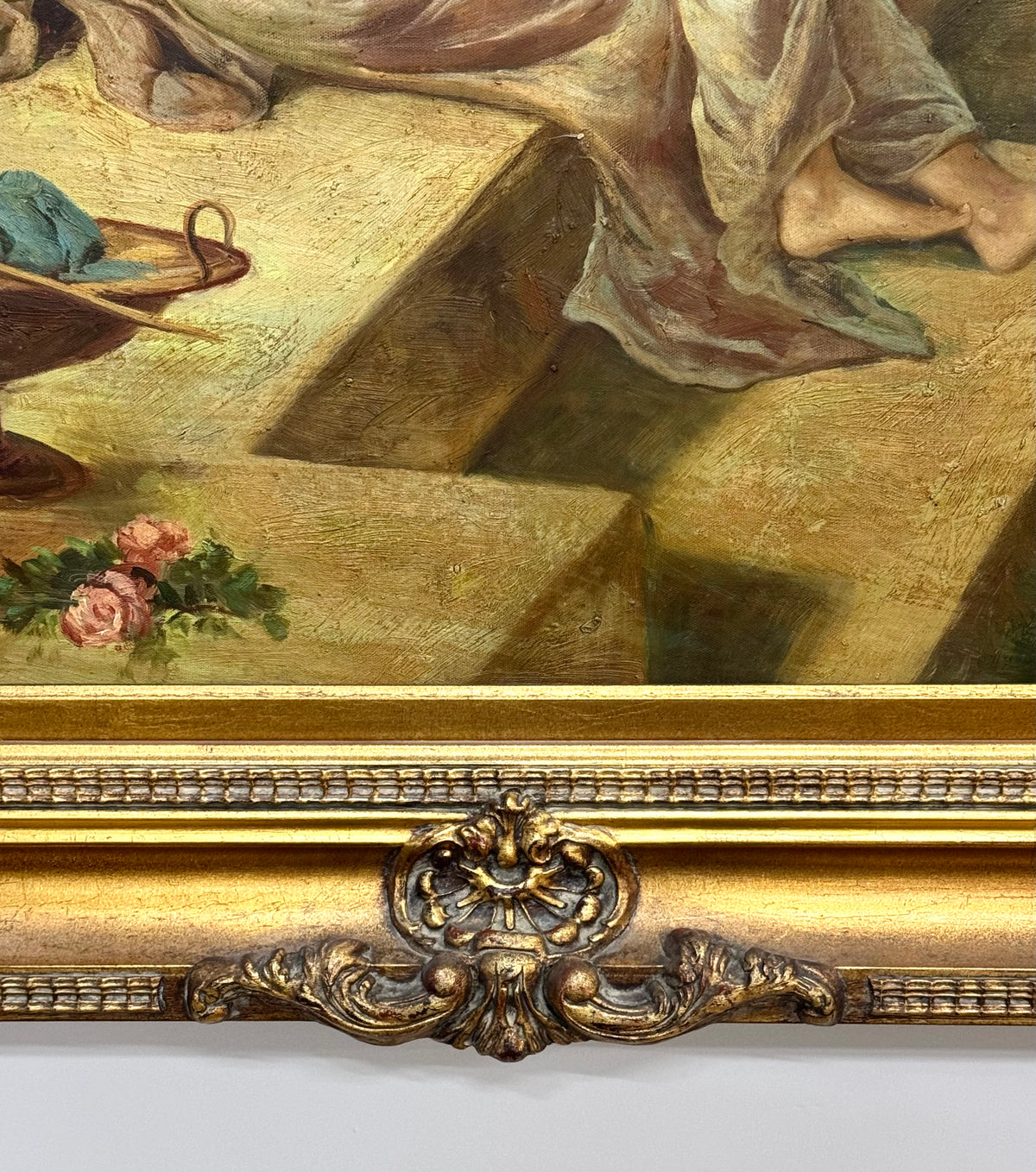 'The Roman Bath' Painting