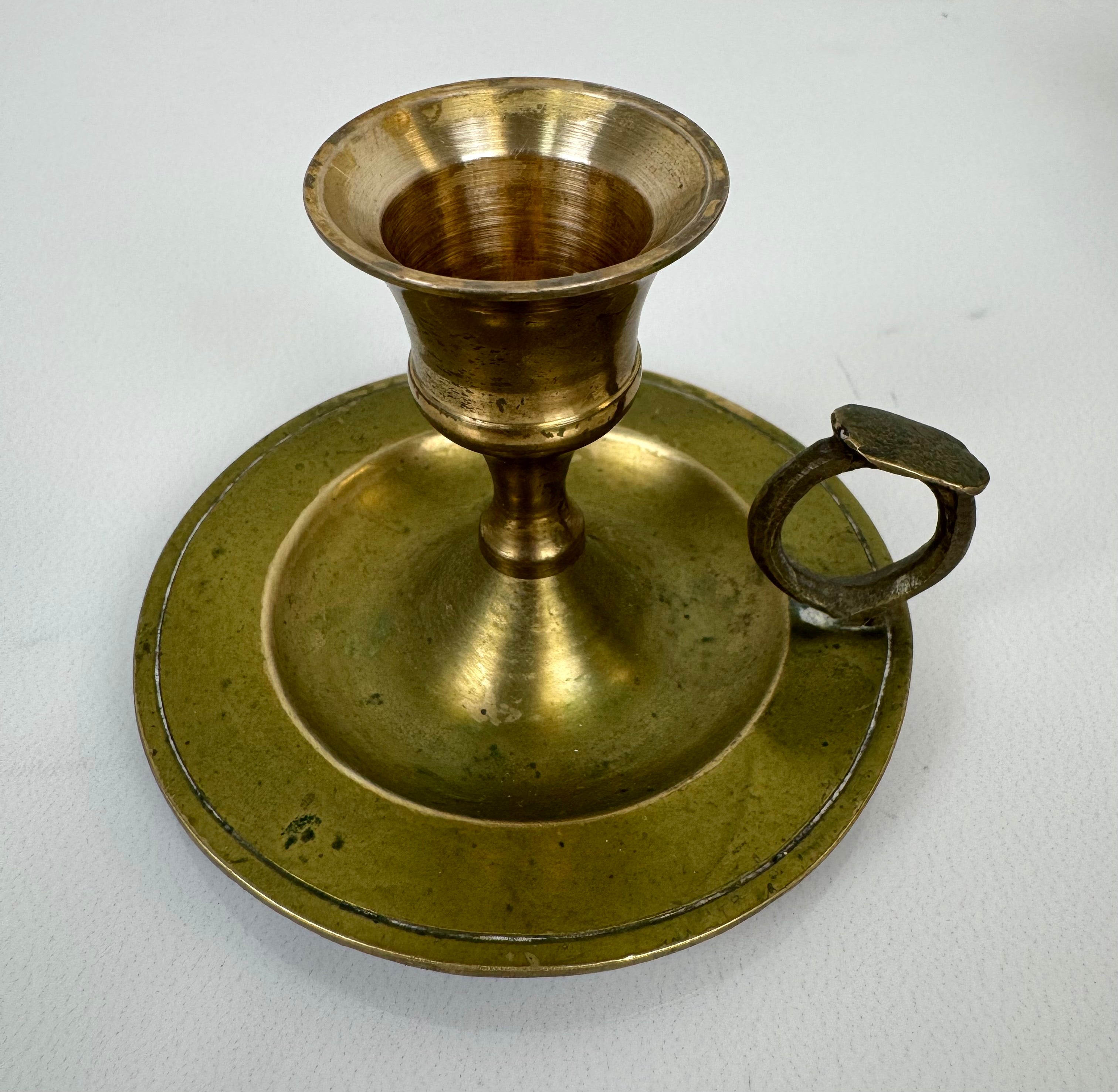 Vintage Brass Chamber Candle Holder