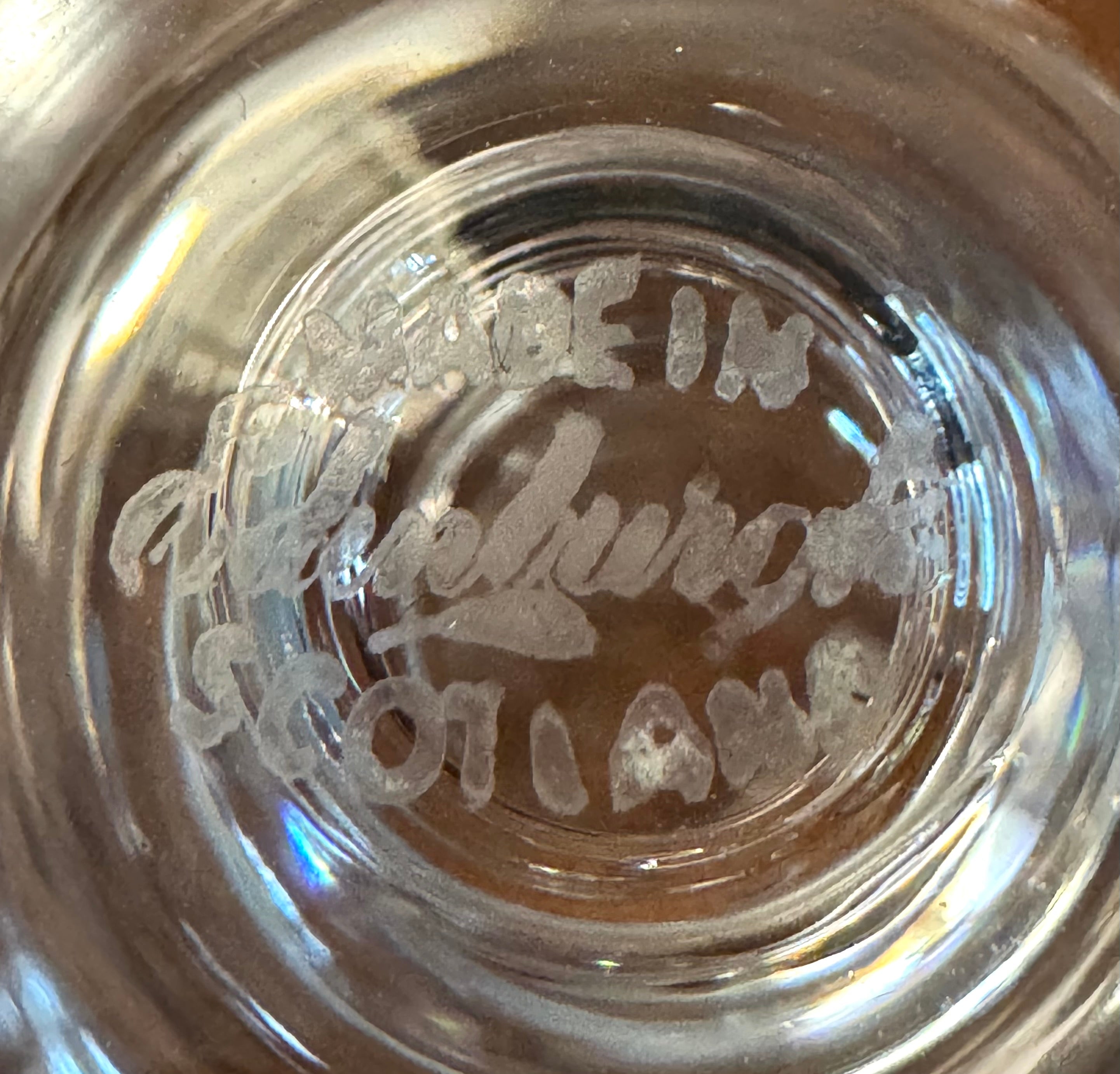 Edinburgh Crystal Juice Glasses Set of 7