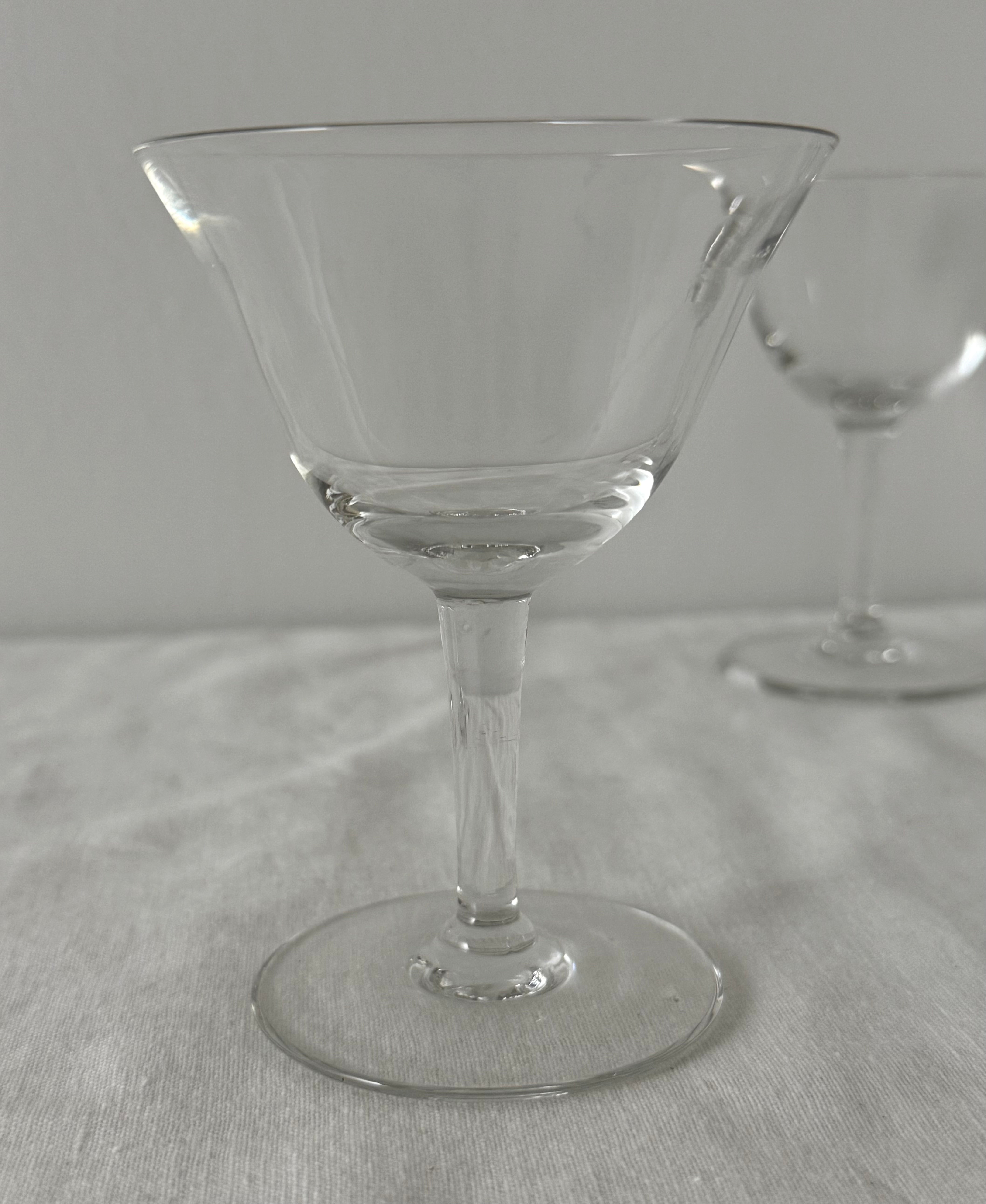Vintage Crystal Glasses Set of 12