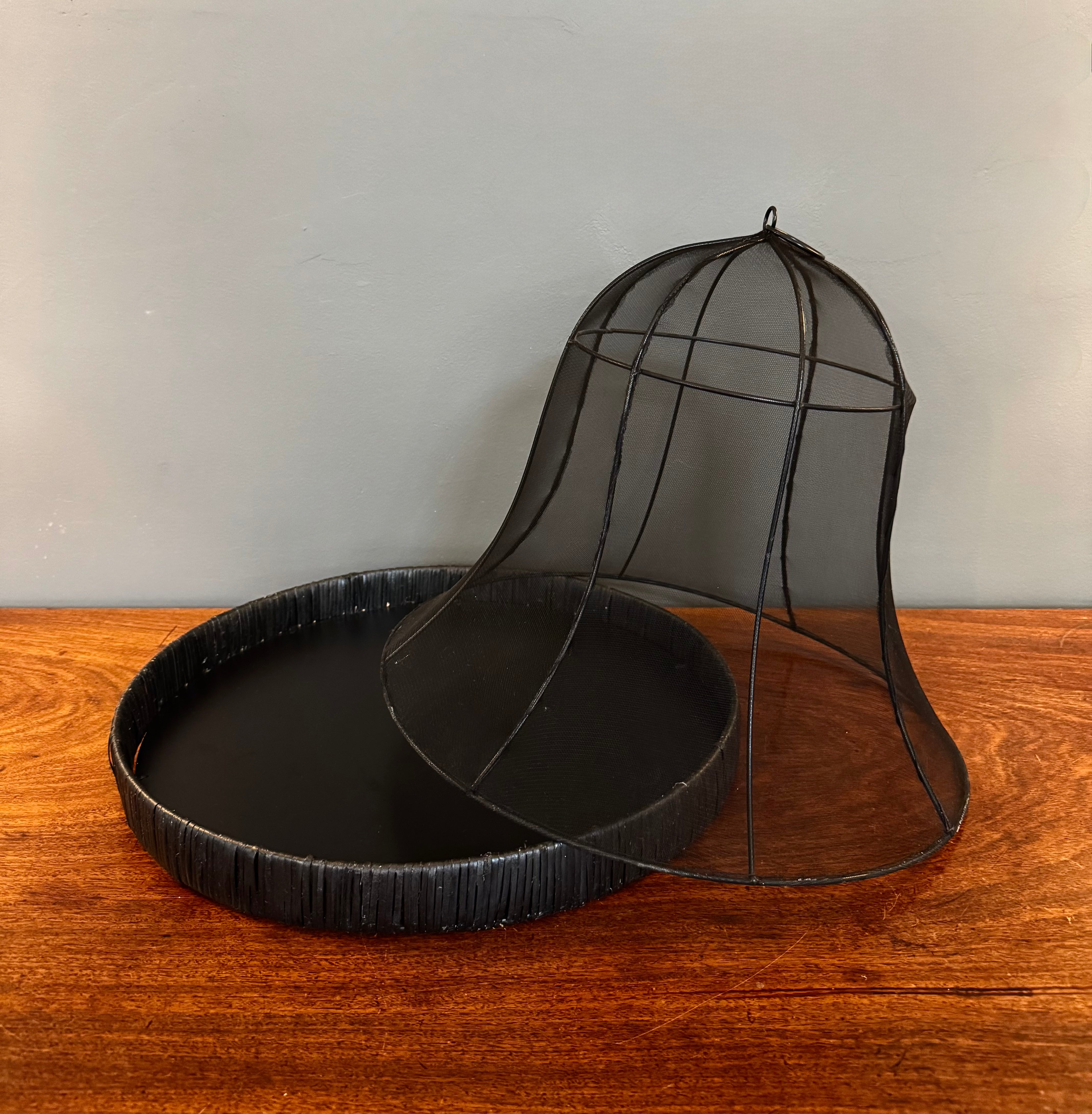 Black Mesh Cloche