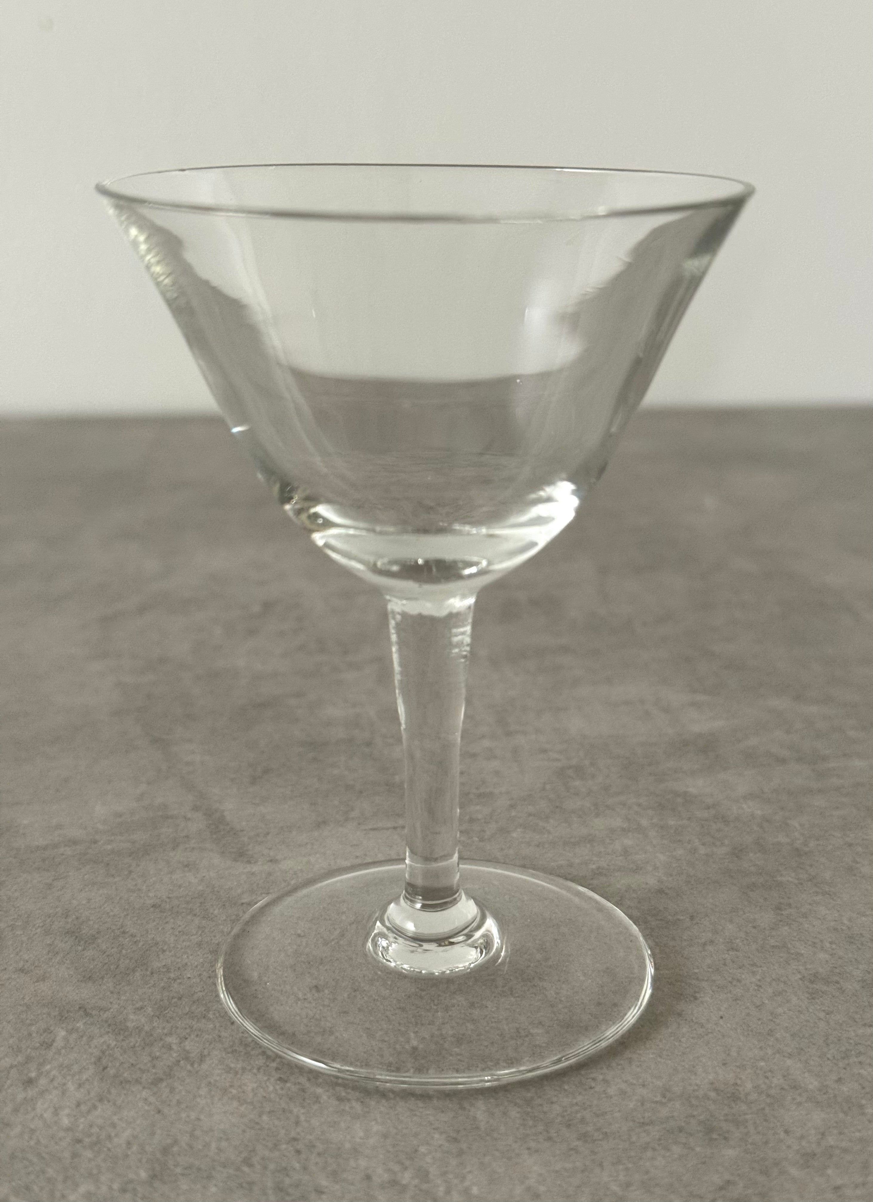 Vintage Crystal Glasses Set of 12