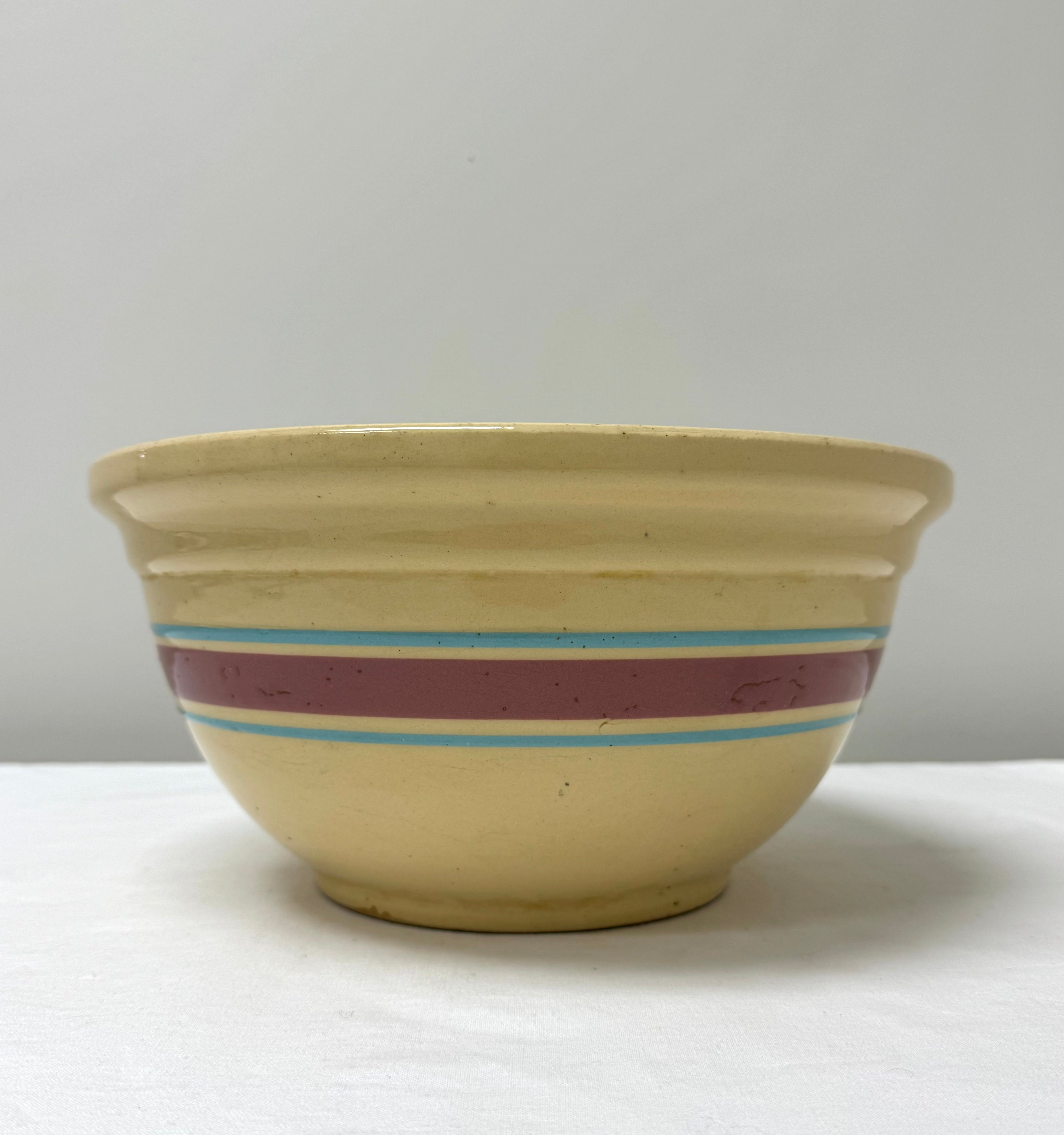 Vintage Yellowware 12" Mixing Bowl