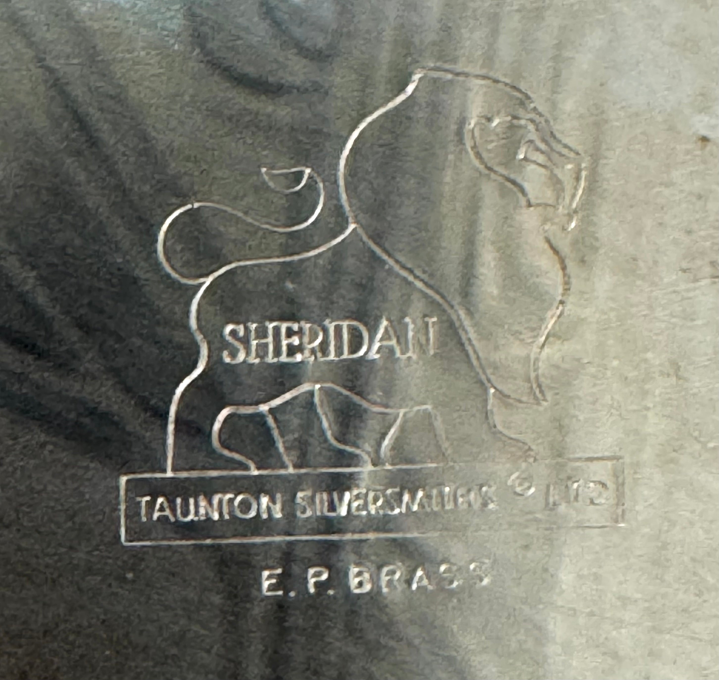 Vintage Silverplate 12" Anniversary Tray